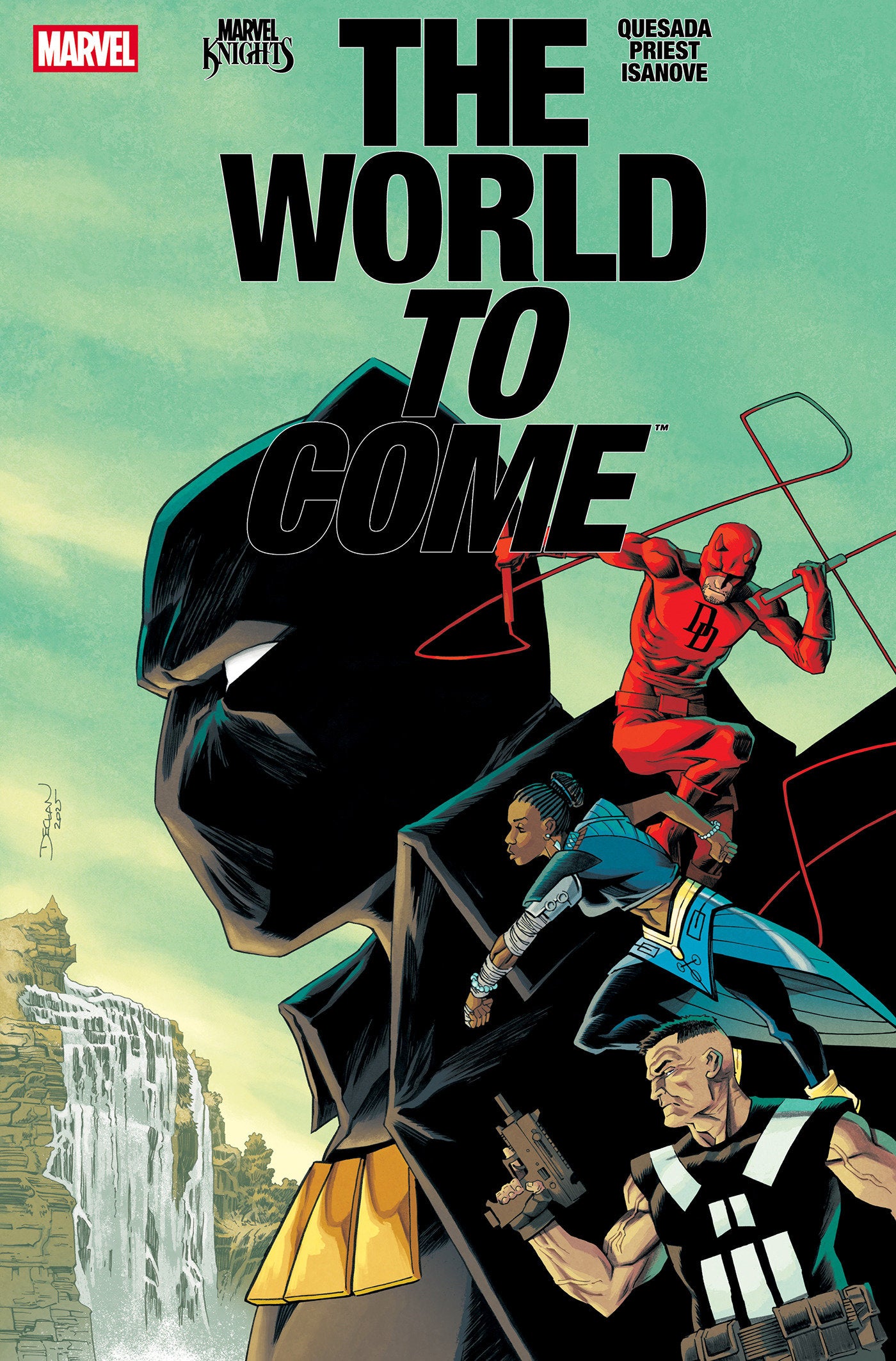 MARVEL KNIGHTS: THE WORLD TO COME #6 DECLAN SHALVEY VARIANT (1:25)