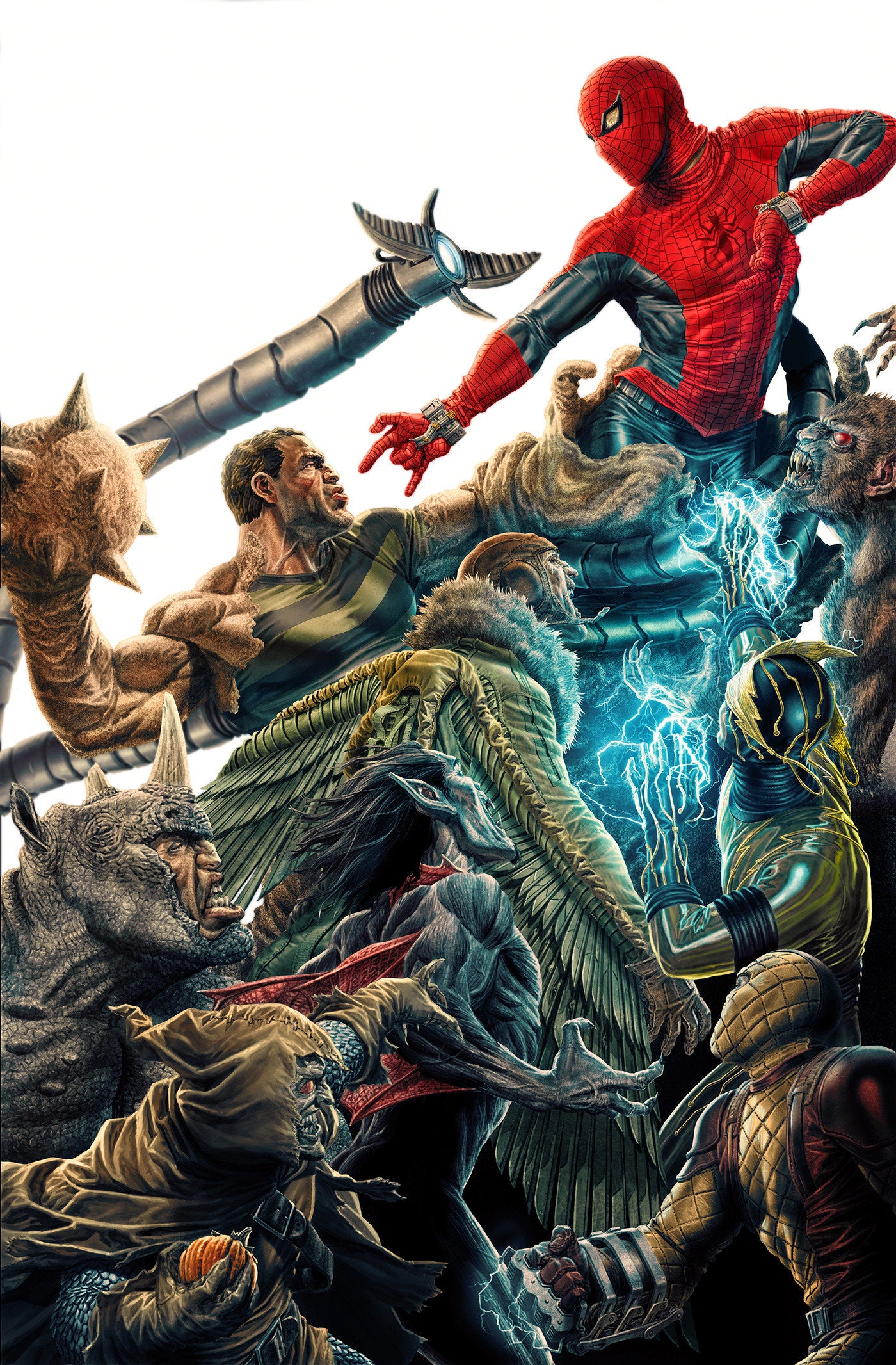 AMAZING SPIDER-MAN #1000 LEE BERMEJO AMAZING VISIONS VIRGIN VARIANT 1:100