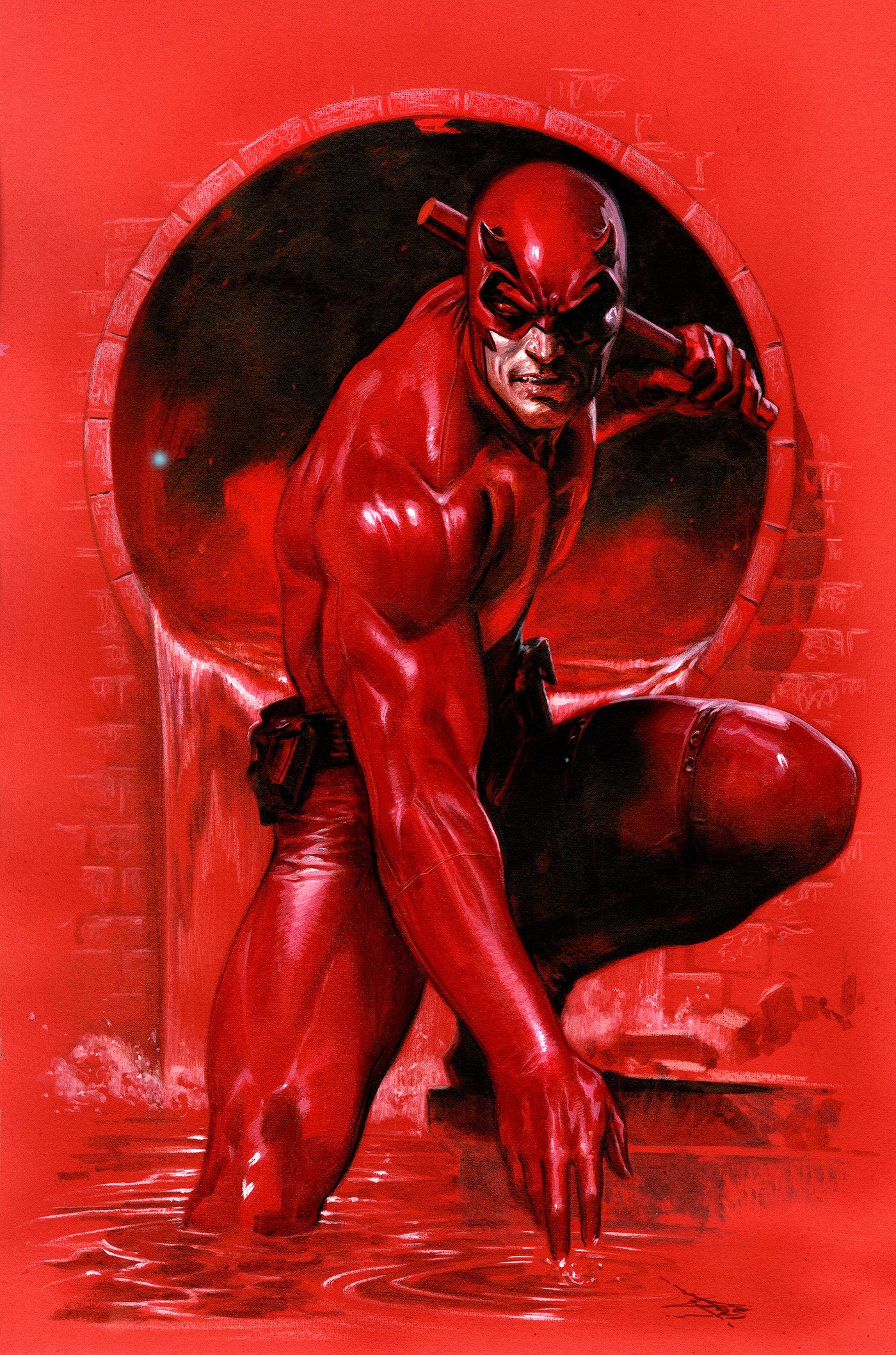 DAREDEVIL #5 GABRIELE DELL'OTTO VIRGIN VARIANT 1:100