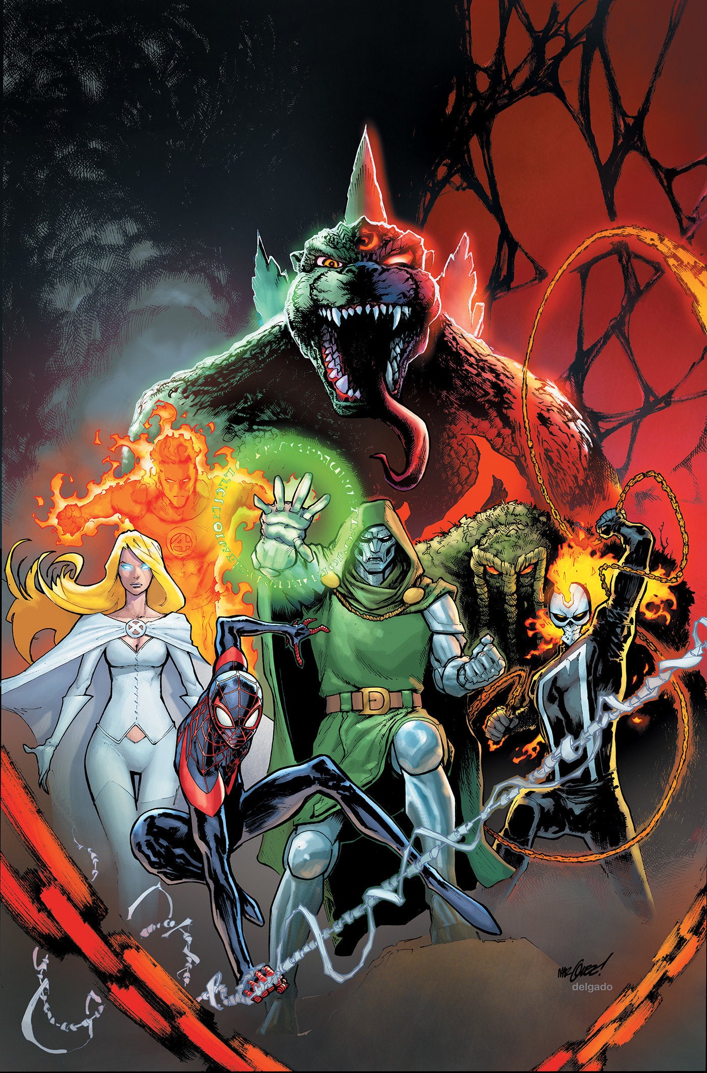 GODZILLA CONQUERS THE MULTIVERSE #1 DAVID MARQUEZ VIRGIN VARIANT 1:100