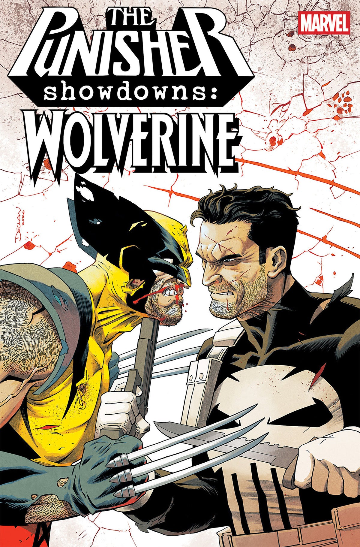 PUNISHER SHOWDOWNS: WOLVERINE #1 DECLAN SHALVEY 1:25 VARIANT