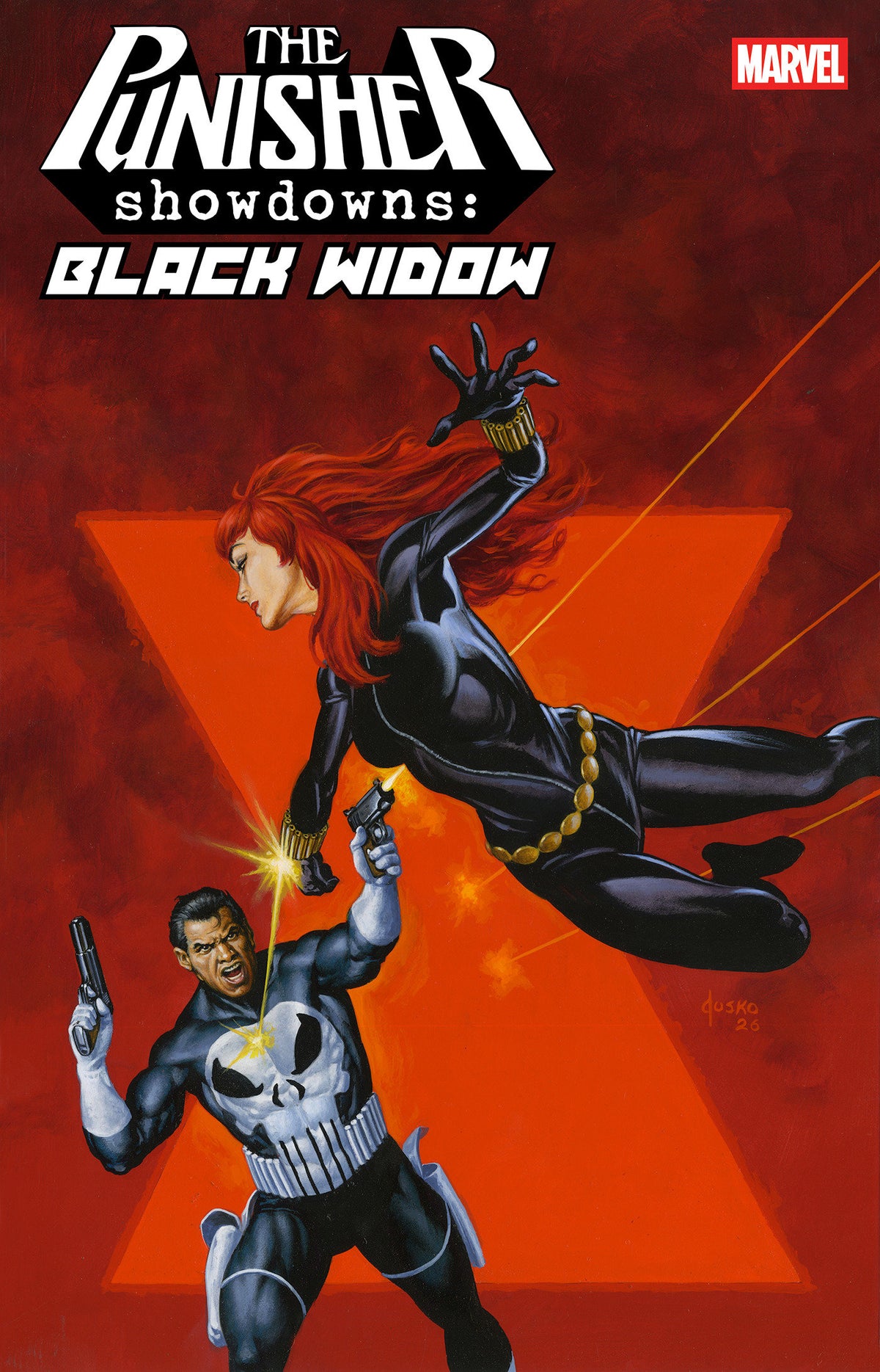 PUNISHER SHOWDOWNS: BLACK WIDOW #1 JOE JUSKO VARIANT (1:25)