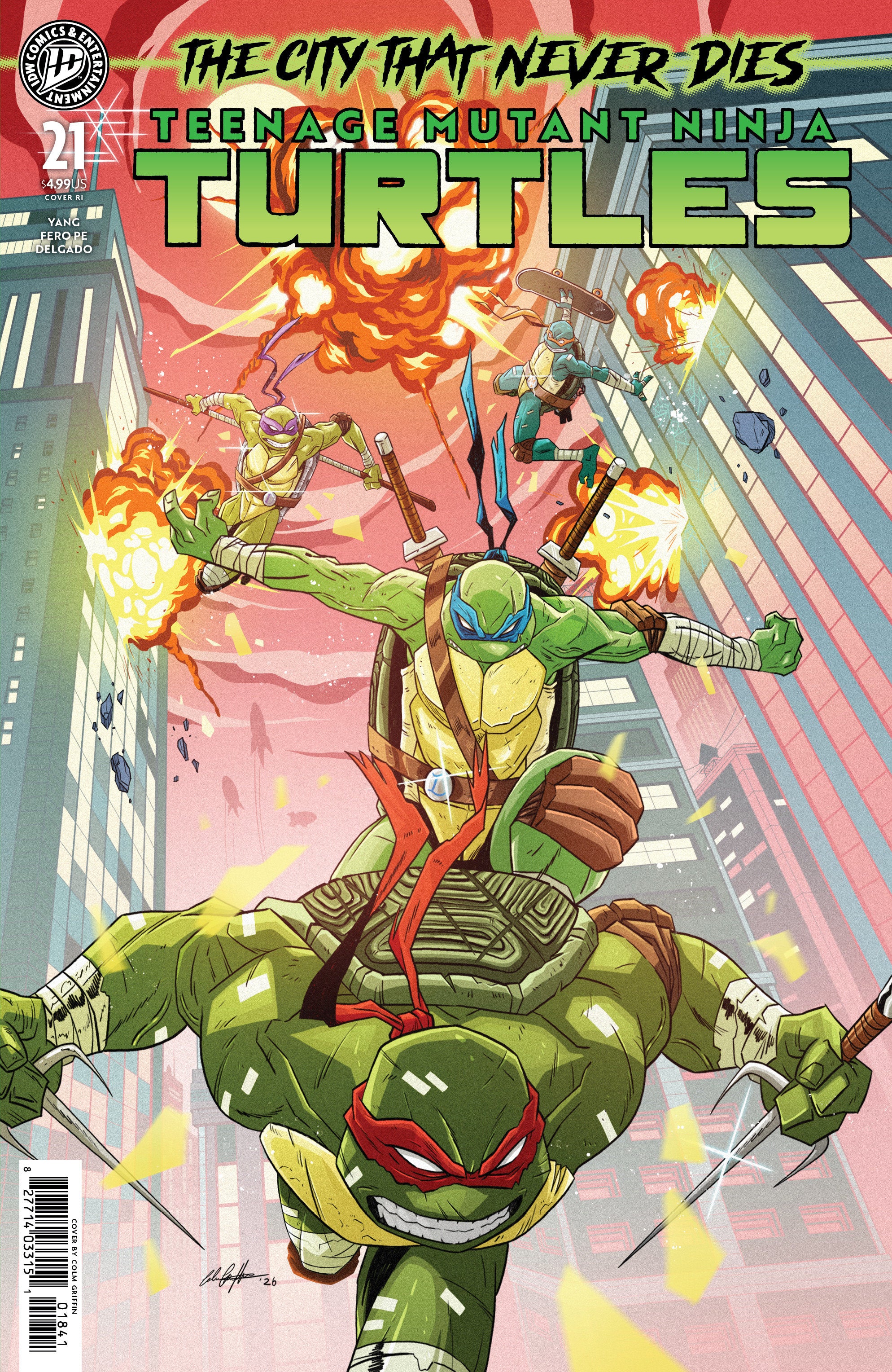 Teenage Mutant Ninja Turtles #21 Variant RI (1:25) (Griffin)