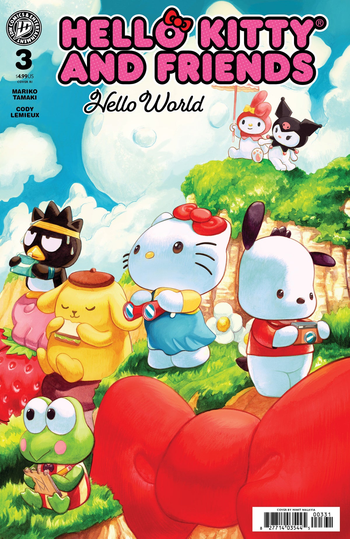 Hello Kitty and Friends: Hello World! #3 Variant RI (1:10) (Malavia)