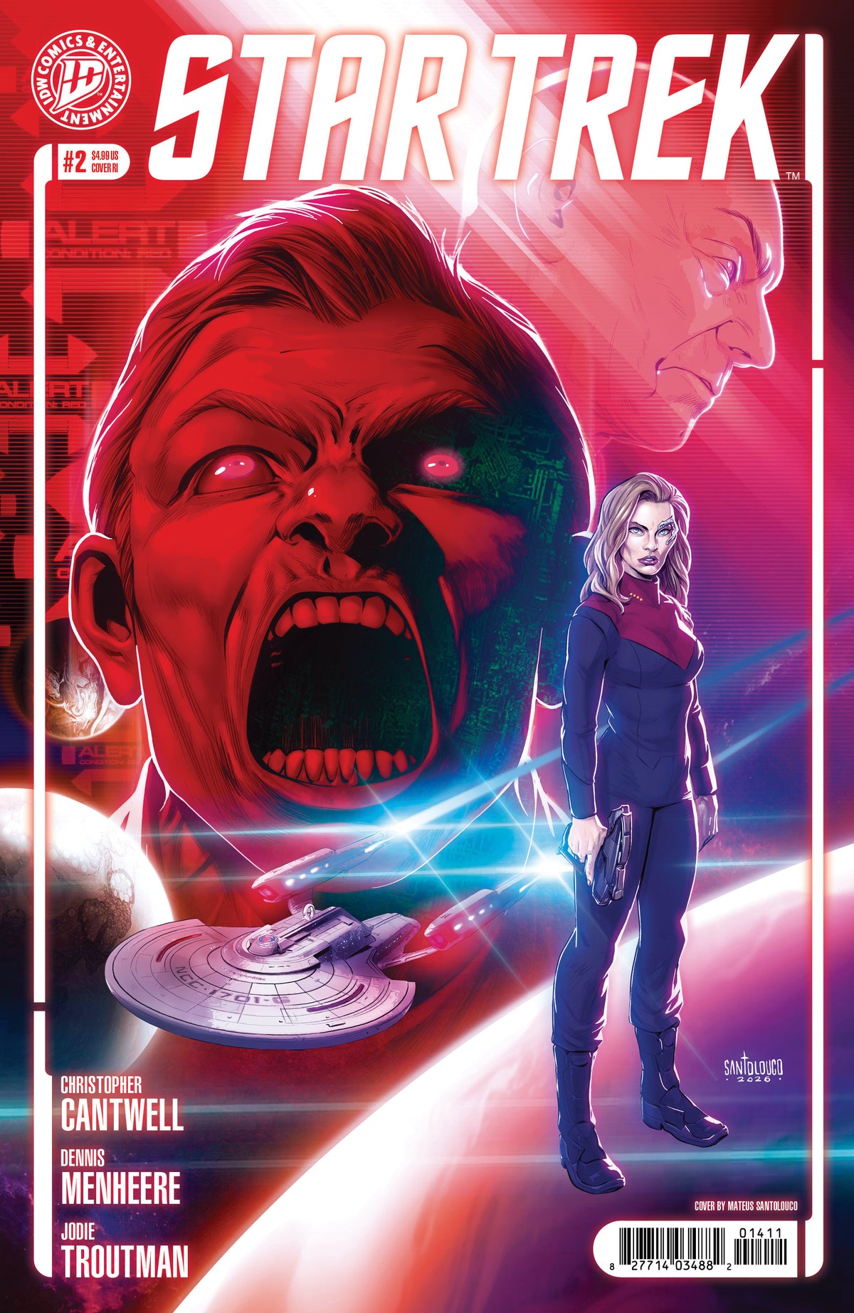 Star Trek (2026) #2 Variant RI (1:10) (Santolouco)