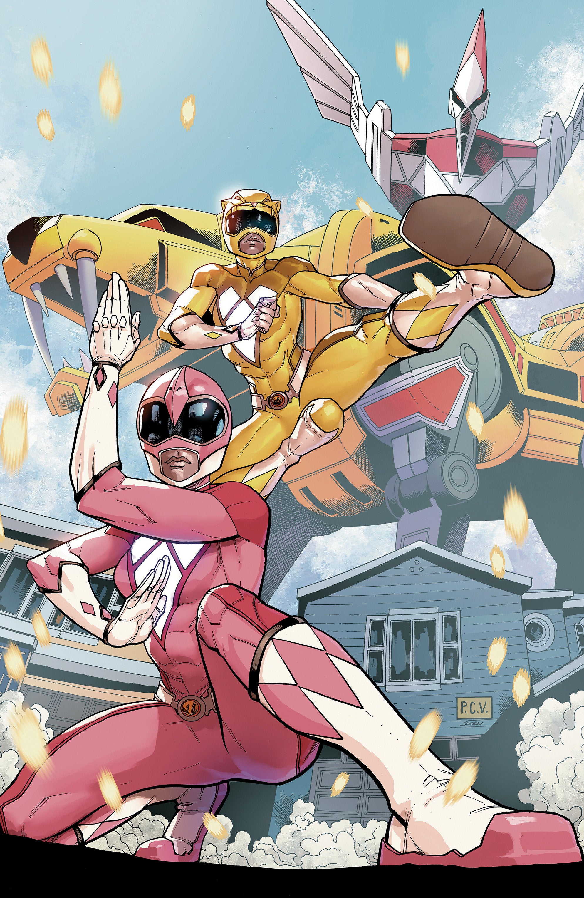 Mighty Morphin Power Rangers (2026) #3 F 1:10 INCV Foil Variant (Full Art, Foil, Sevy)