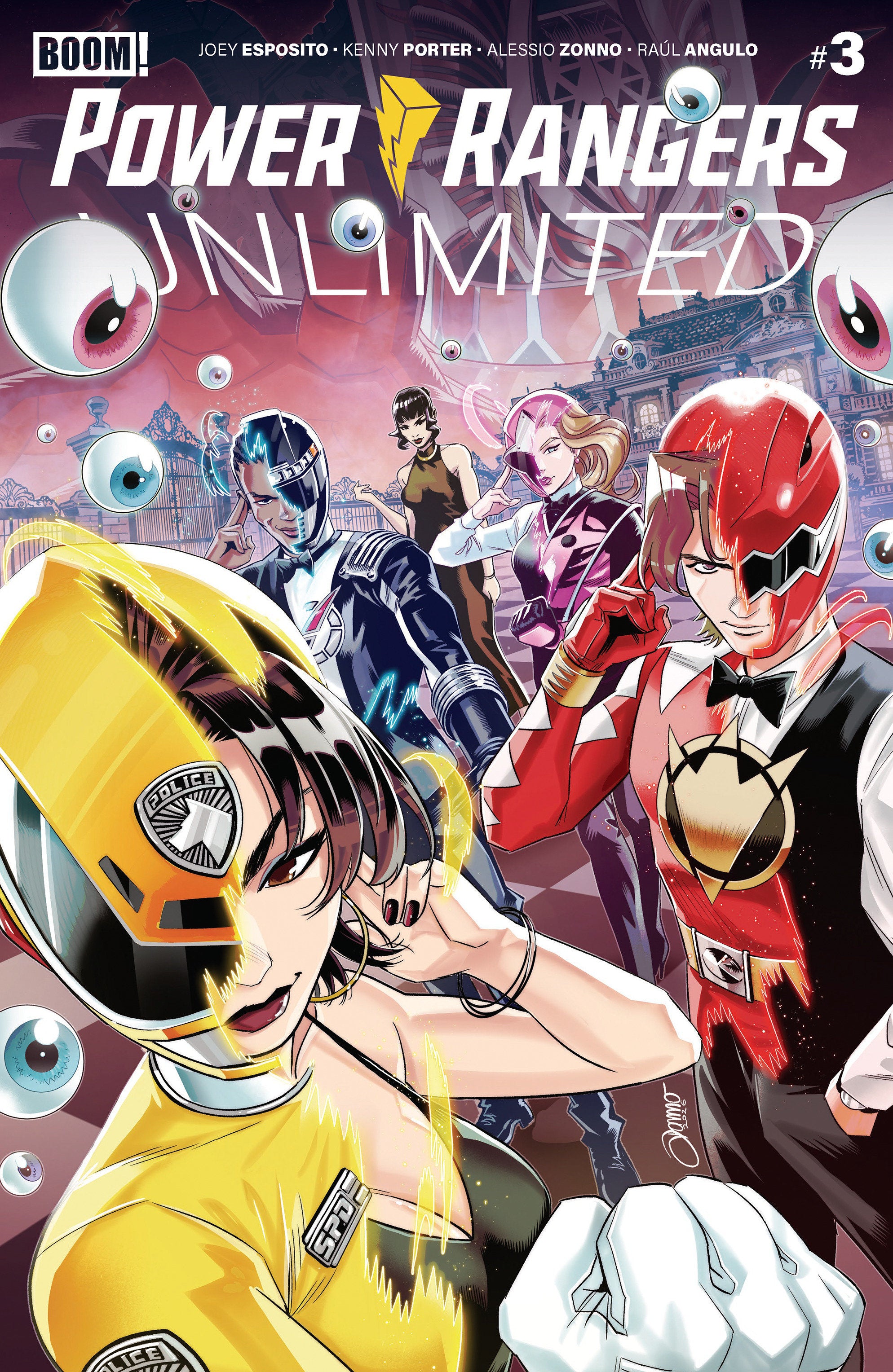 Power Rangers Unlimited #3 A Main (Dressed, Zonno)