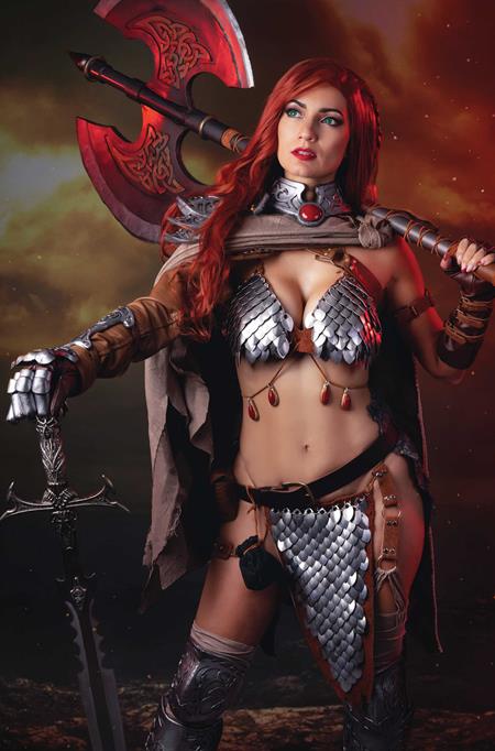 GIANT SIZED SAVAGE TALES (ONE SHOT) CVR I INC 1:10 IVY COSPLAY RED SONJA VIRGIN VAR