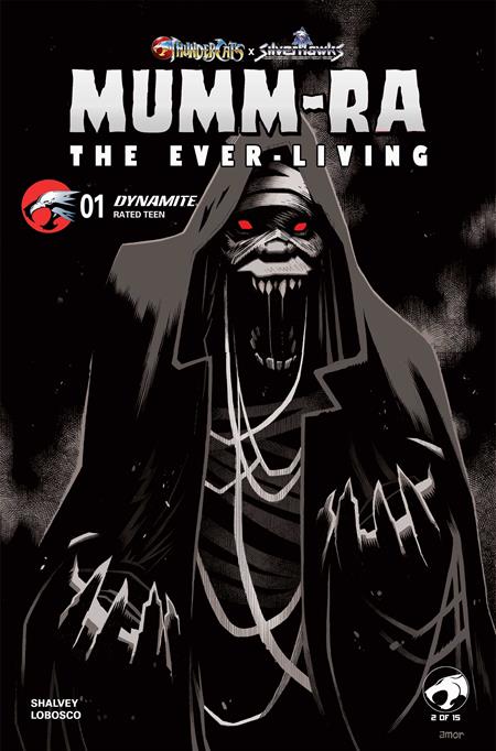 MUMMRA THE EVERLIVING #1 CVR K INC 1:20 JOHN AMOR B&W VAR