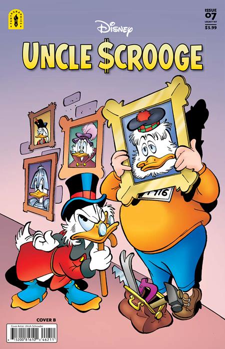 UNCLE SCROOGE LEGACY #467 THE MCDUCK JOURNALS THE DUCKBURG YEARS  CVR B ULRICH SCHROEDER VAR
