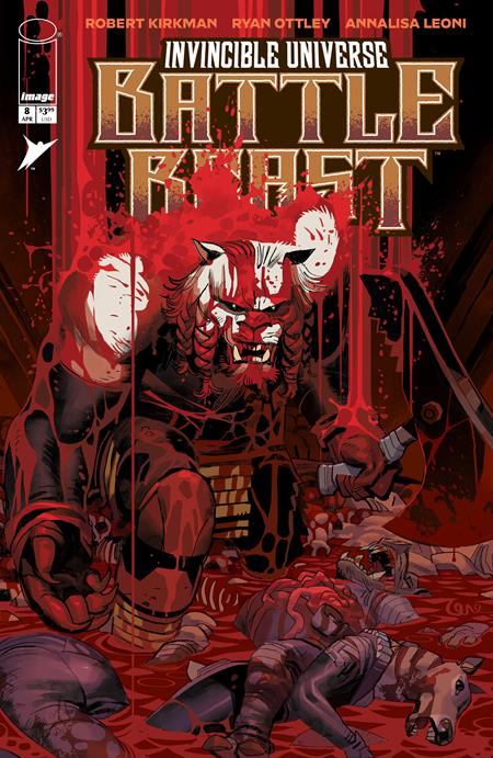 INVINCIBLE UNIVERSE BATTLE BEAST #8 CVR F INC 1:100 LORENZO DE FELICI VAR