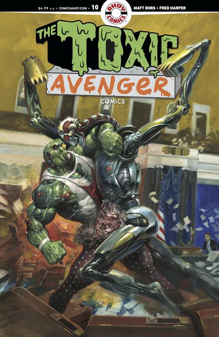 TOXIC AVENGER COMICS #10 CVR A FRED HARPER (MR)