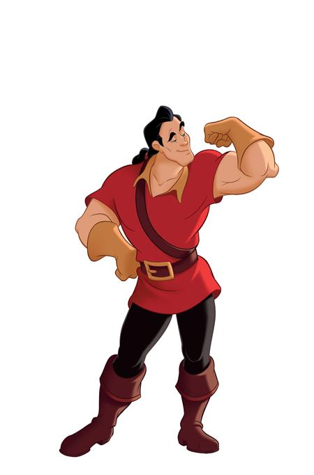 DISNEY VILLAINS GASTON #3 CVR G INC 1:15 ANIMATION ART VIRGIN VAR