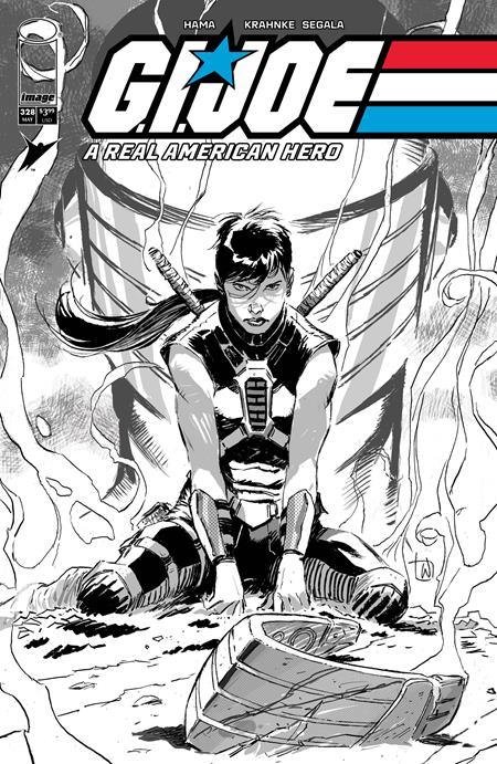 GI JOE A REAL AMERICAN HERO #328 CVR B LEE WEEKS B&W VAR
