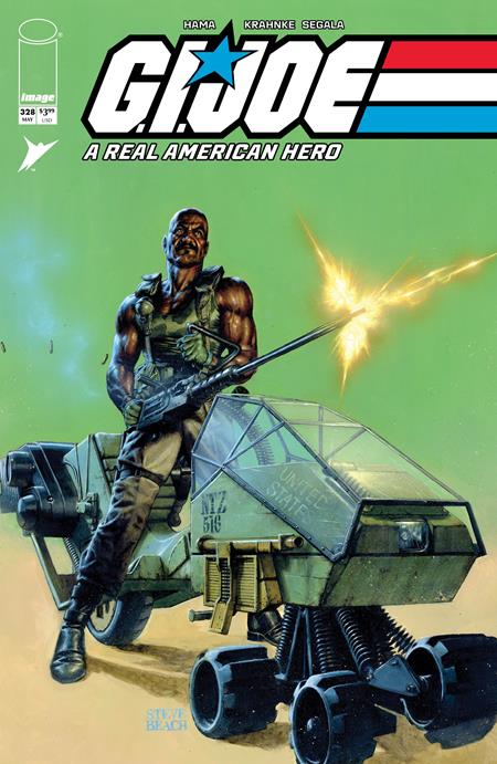 GI JOE A REAL AMERICAN HERO #328 CVR C INC 1:10 STEVE BEACH GEARS OF JOE VAR