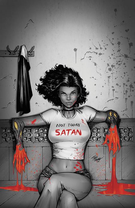 EXCOMMUNICATED #3 CVR D INC 1:30 TIAGO PALMA B&W FULL ART VAR