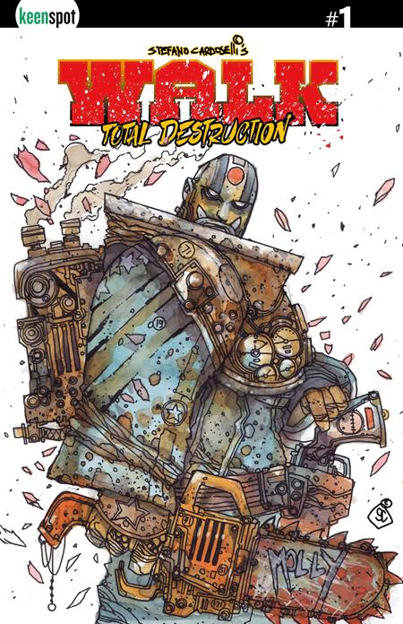 WALK TOTAL DESTRUCTION #1 (ONE SHOT) CVR C STEFANO CARDOSELLI HOLOFOIL FLIP VAR