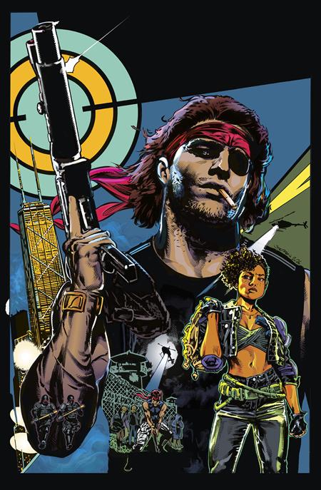 ESCAPE FROM NEW YORK ESCAPE FROM CHICAGO #1 CVR G INC 1:10 STEPHEN MOONEY VIRGIN CARD STOCK VAR