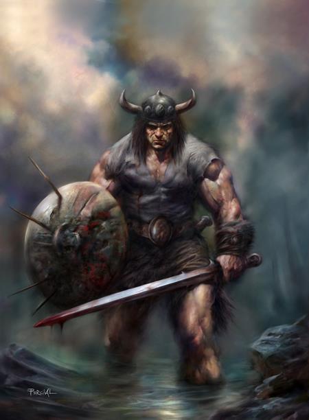 SAVAGE SWORD OF CONAN #16 CVR D NICK PERCIVAL VIRGIN CARDSTOCK VAR (MR)