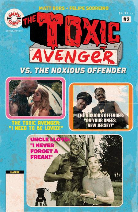 TOXIC AVENGER VS THE NOXIOUS OFFENDER #2 (OF 5) CVR C 1:5 COPY TROMA PHOTO UNLOCK VAR (MR)