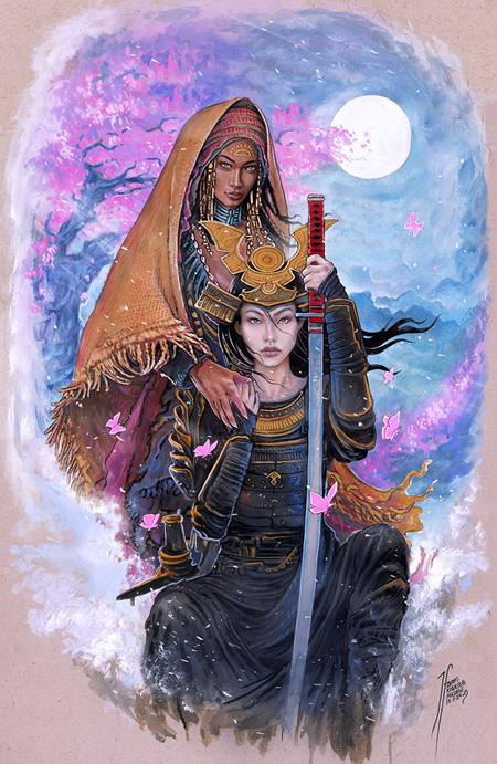 TALES OF ASUNDA VOL 2 #2 (OF 4) DISCIPLE CVR D INC 1:10 TEHANI FARR XIAXIA & MASHAE VIRGIN VAR