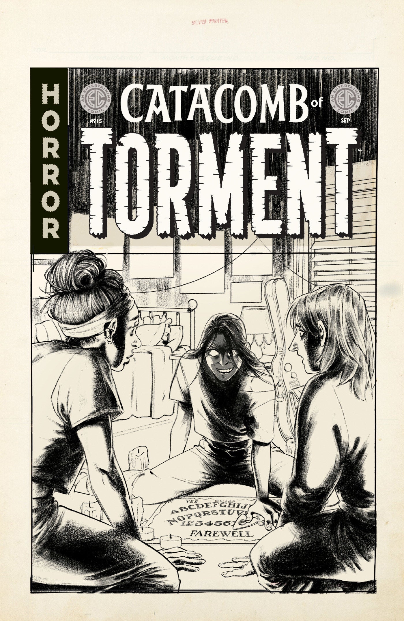 EC CATACOMB OF TORMENT #15 CVR D INC 1:20 NAOMI FRANQ B&W ARTIST EDITION VAR