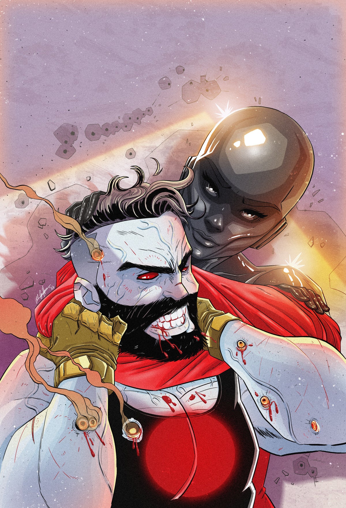 Valiant Beyond: Bloodshot #7--Toy Soldiers #1 Variant C (Griffin Full Art)