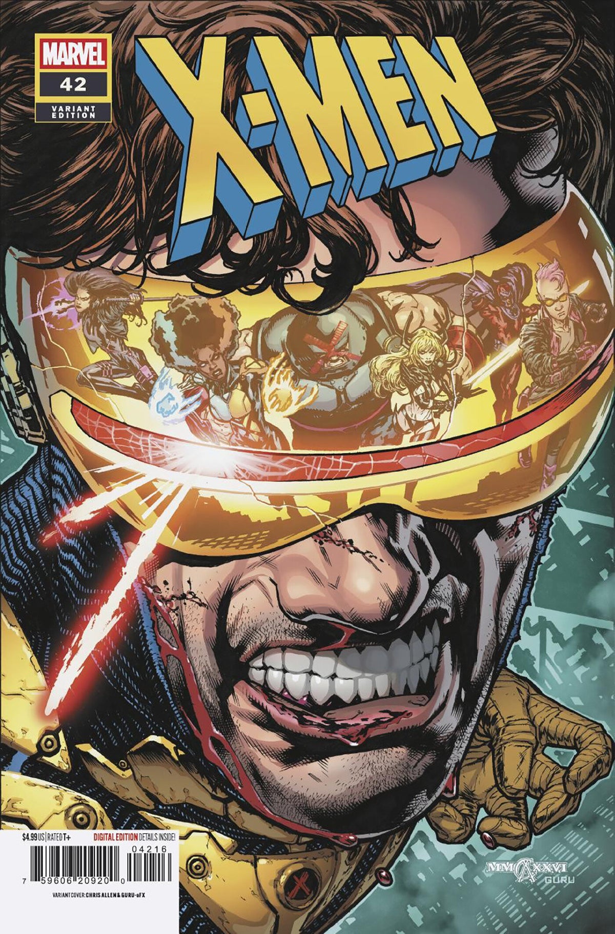 X-MEN #42 CHRIS ALLEN 1:25 VARIANT