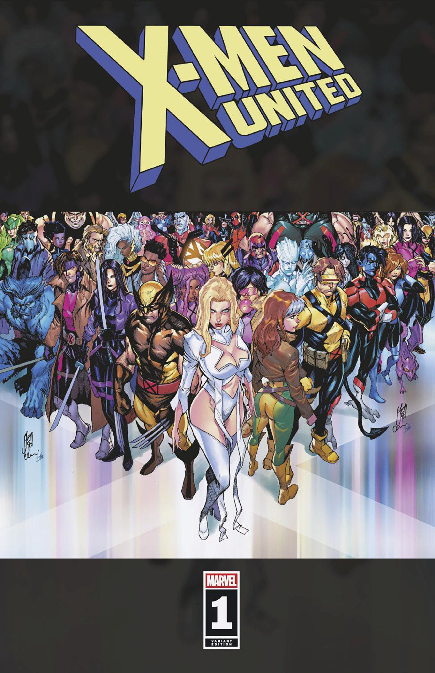 X-MEN UNITED #1 STEFANO CASELLI RATIO 2ND PRINTING VARIANT