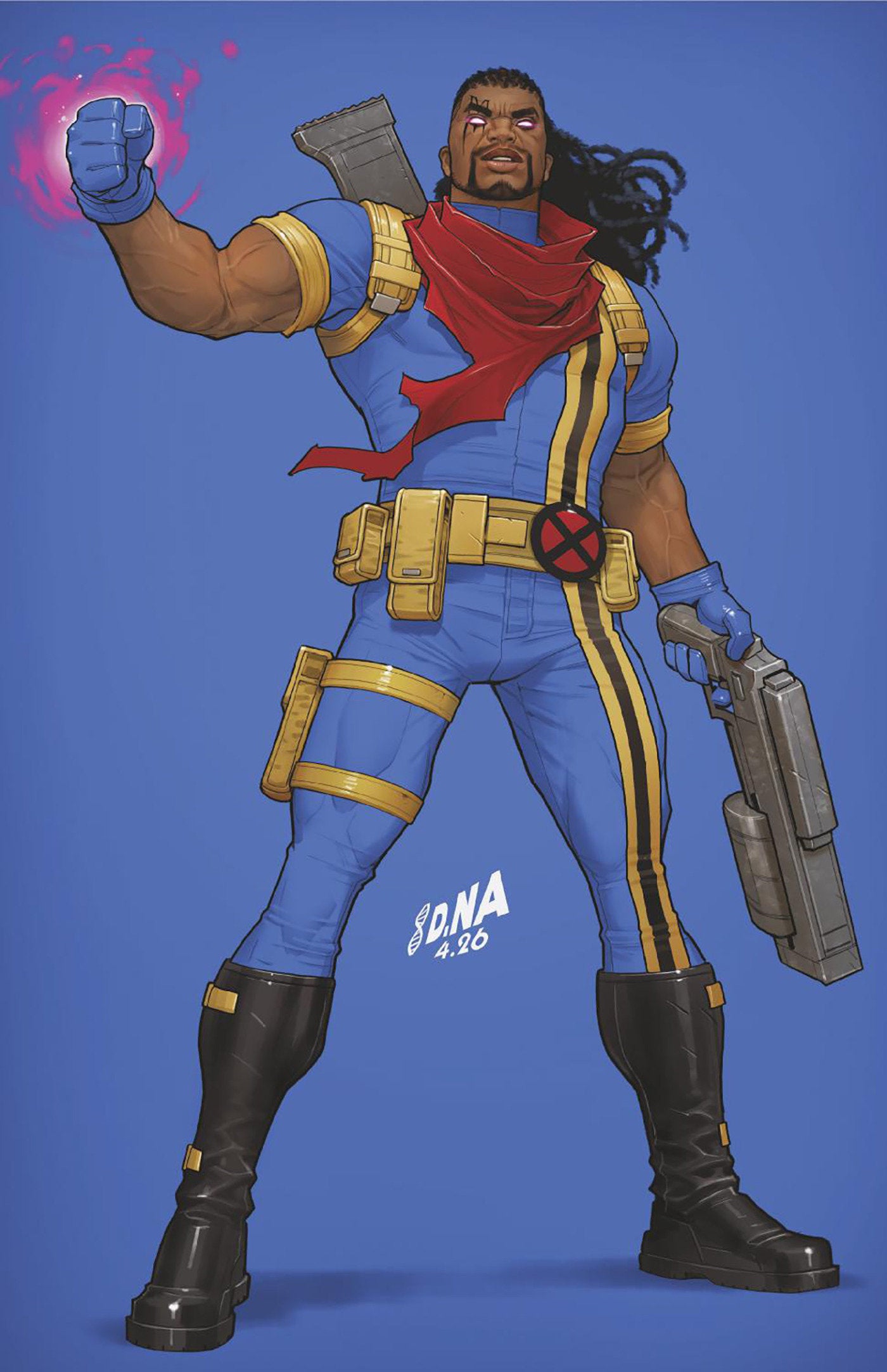 BISHOP #2 DAVID NAKAYAMA COLOR BLOCK BLUE VIRGIN VARIANT 1:50