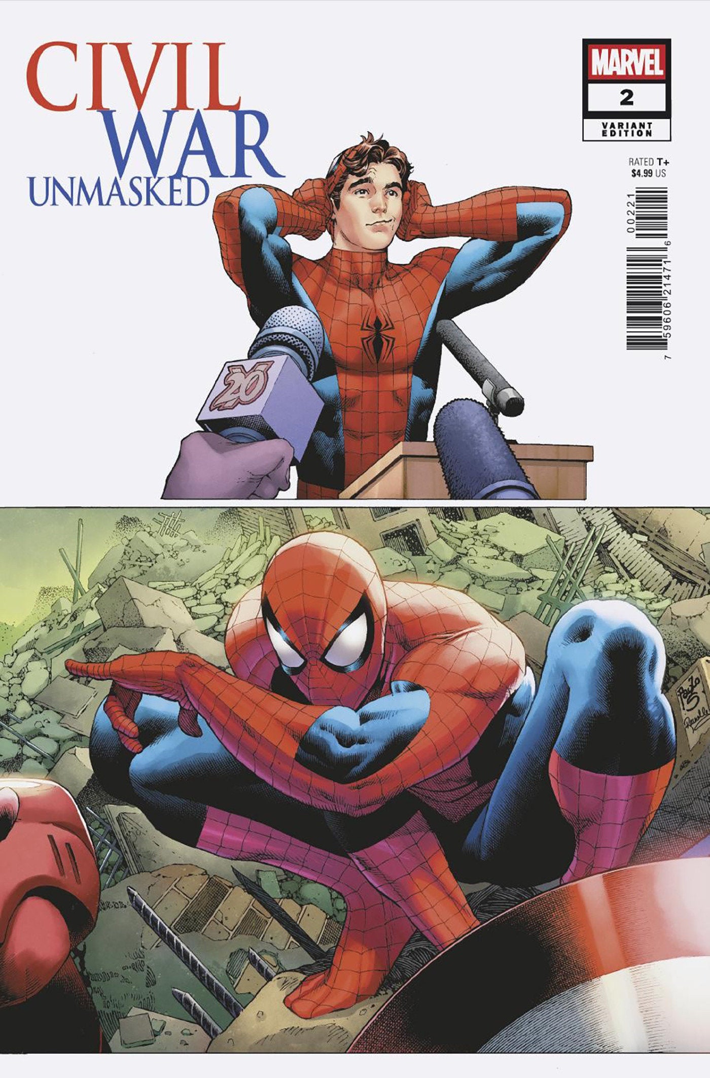 CIVIL WAR: UNMASKED #2 PAULO SIQUEIRA 5-PART CONNECTING VARIANT