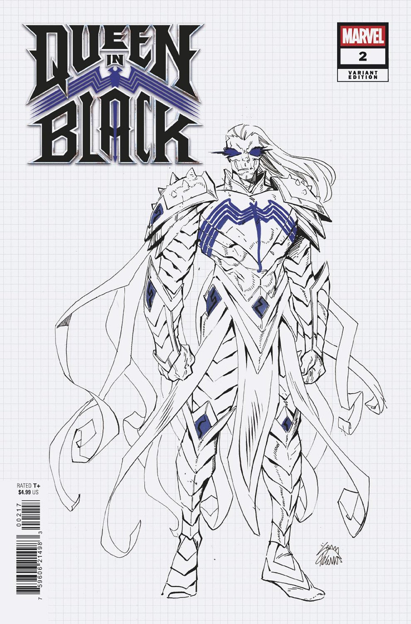 QUEEN IN BLACK #2 RYAN STEGMAN DESIGN VARIANT [QIB] 1:10