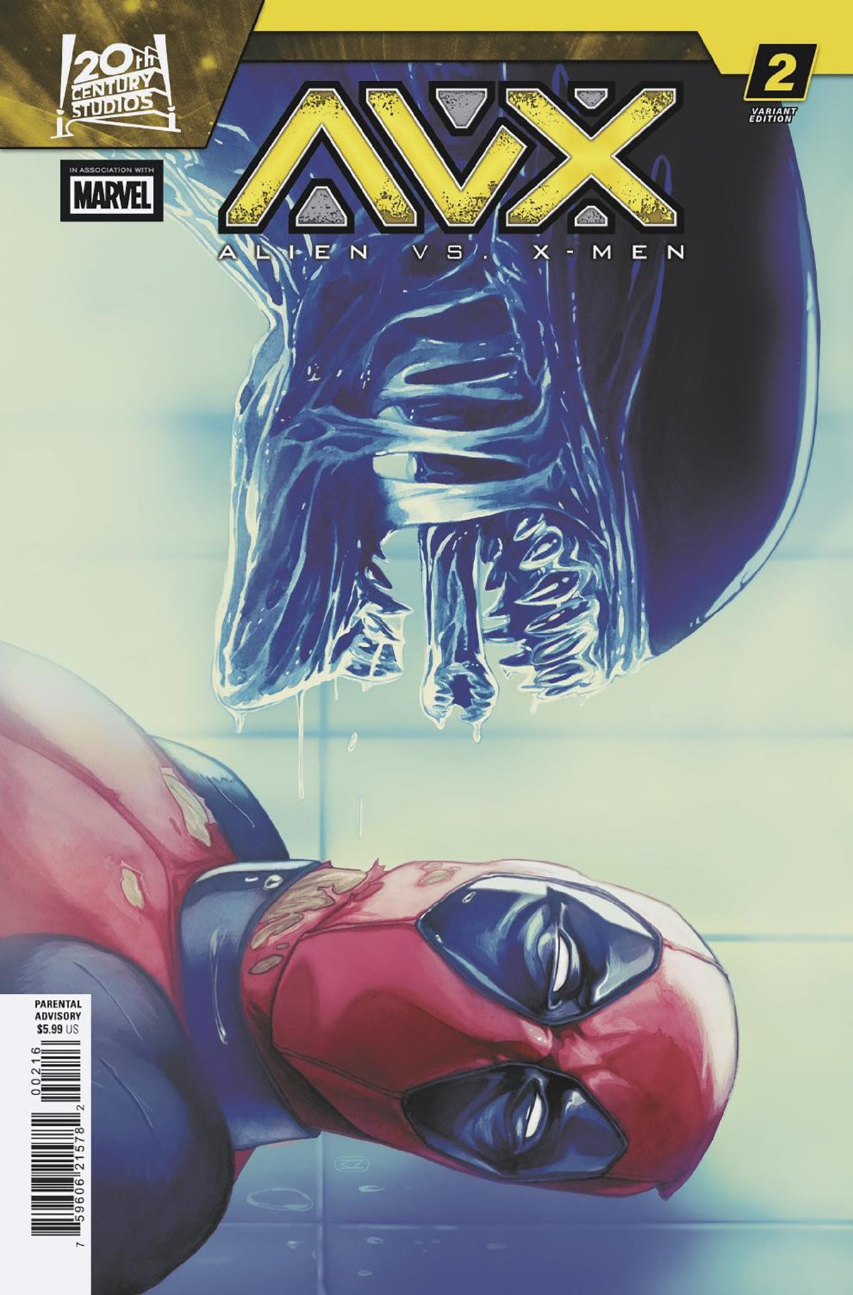 ALIEN VS. X-MEN #2 NIMIT MALAVIA VARIANT 1:25