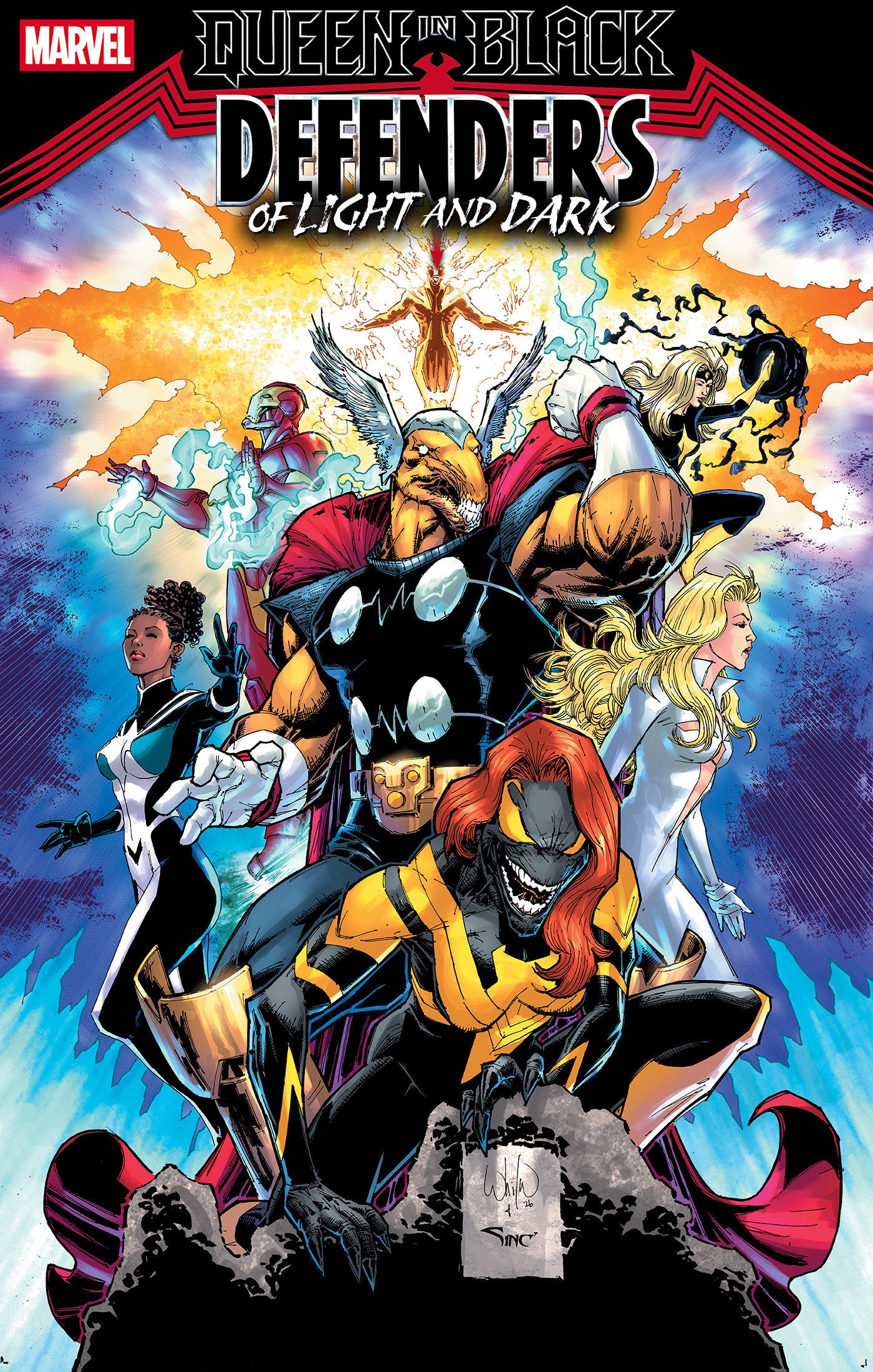 QUEEN IN BLACK: DEFENDERS OF LIGHT AND DARK #1 WHILCE PORTACIO VARIANT [1:25]