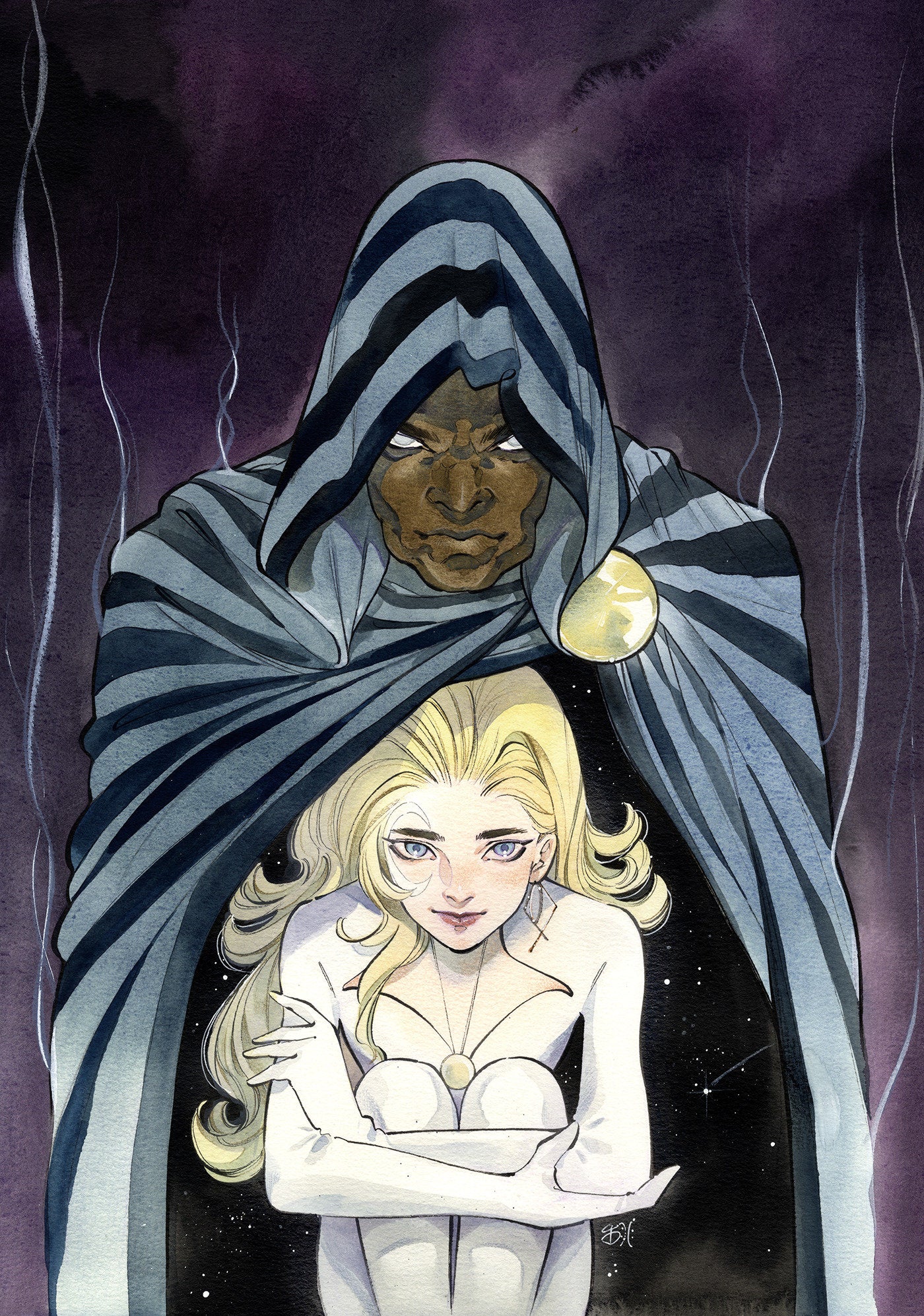 QUEEN IN BLACK: DEFENDERS OF LIGHT AND DARK #1 PEACH MOMOKO VIRGIN VARIANT [1:50]
