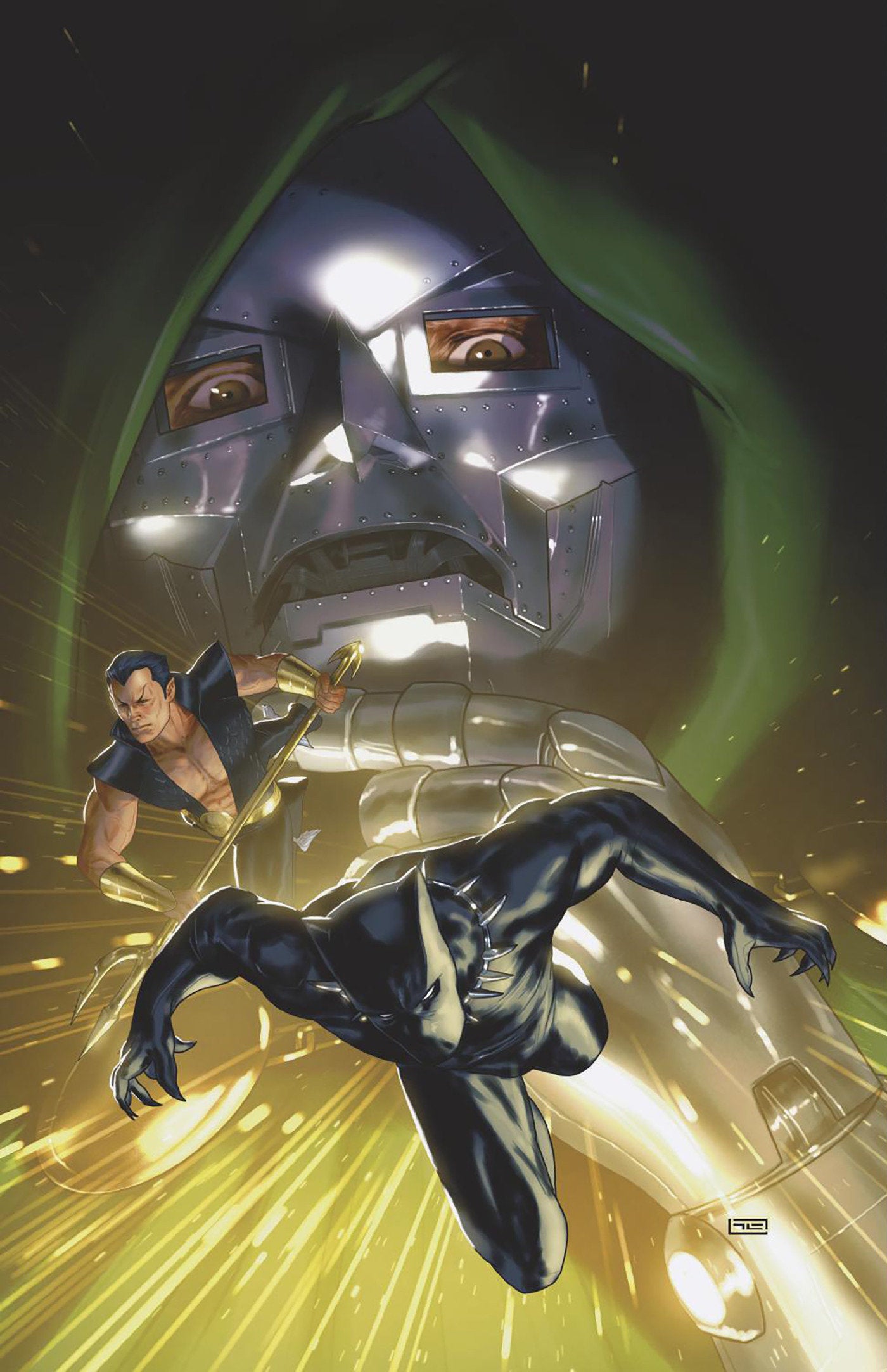 BLACK PANTHER/NAMOR: DOOMED #1 TAURIN CLARKE VIRGIN VARIANT 1:50