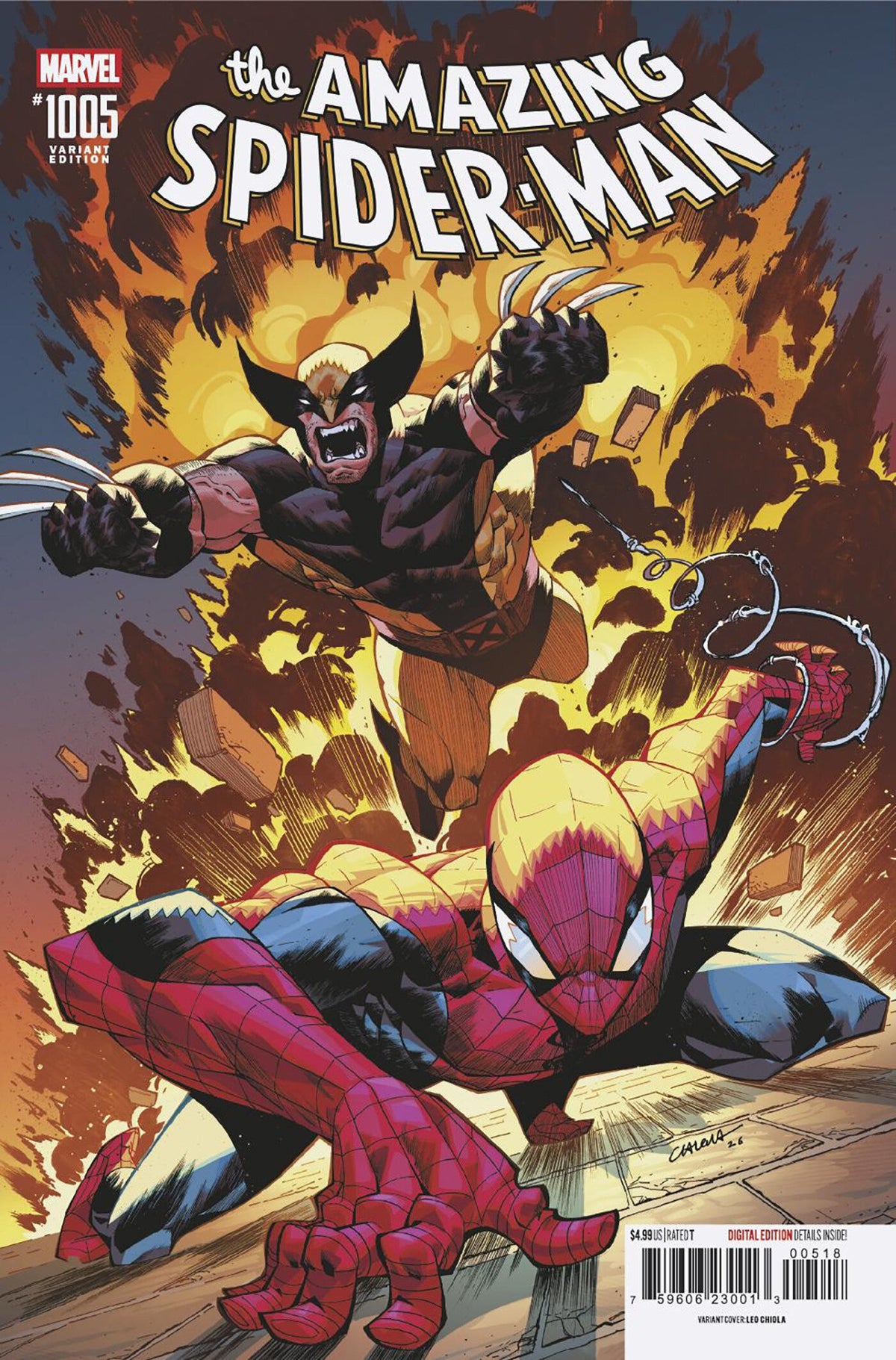 AMAZING SPIDER-MAN #1005 LEO CHIOLA 1:25 VARIANT