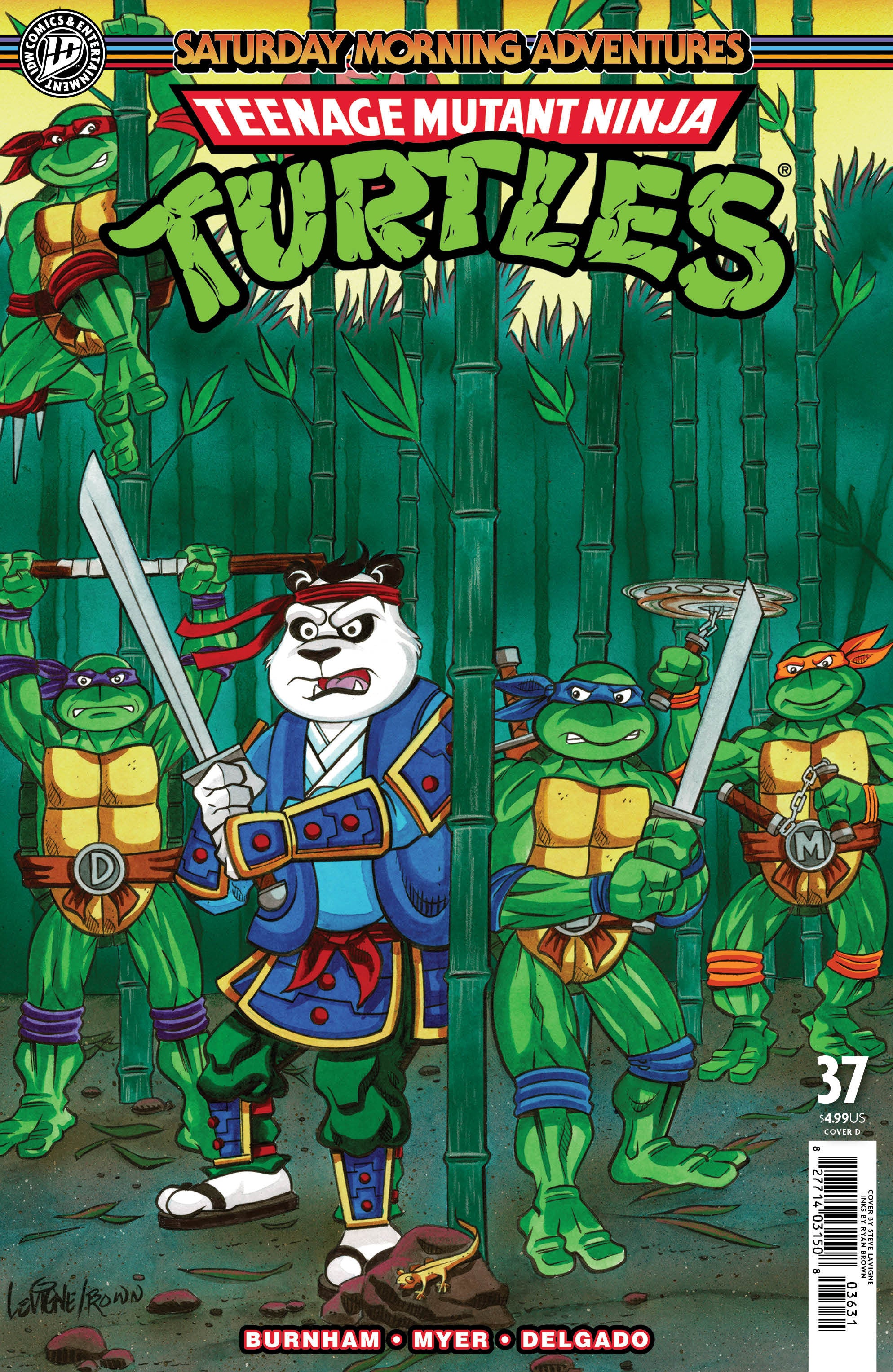 Teenage Mutant Ninja Turtles: Saturday Morning Adventures #37 Variant D Foil (Lavigne)