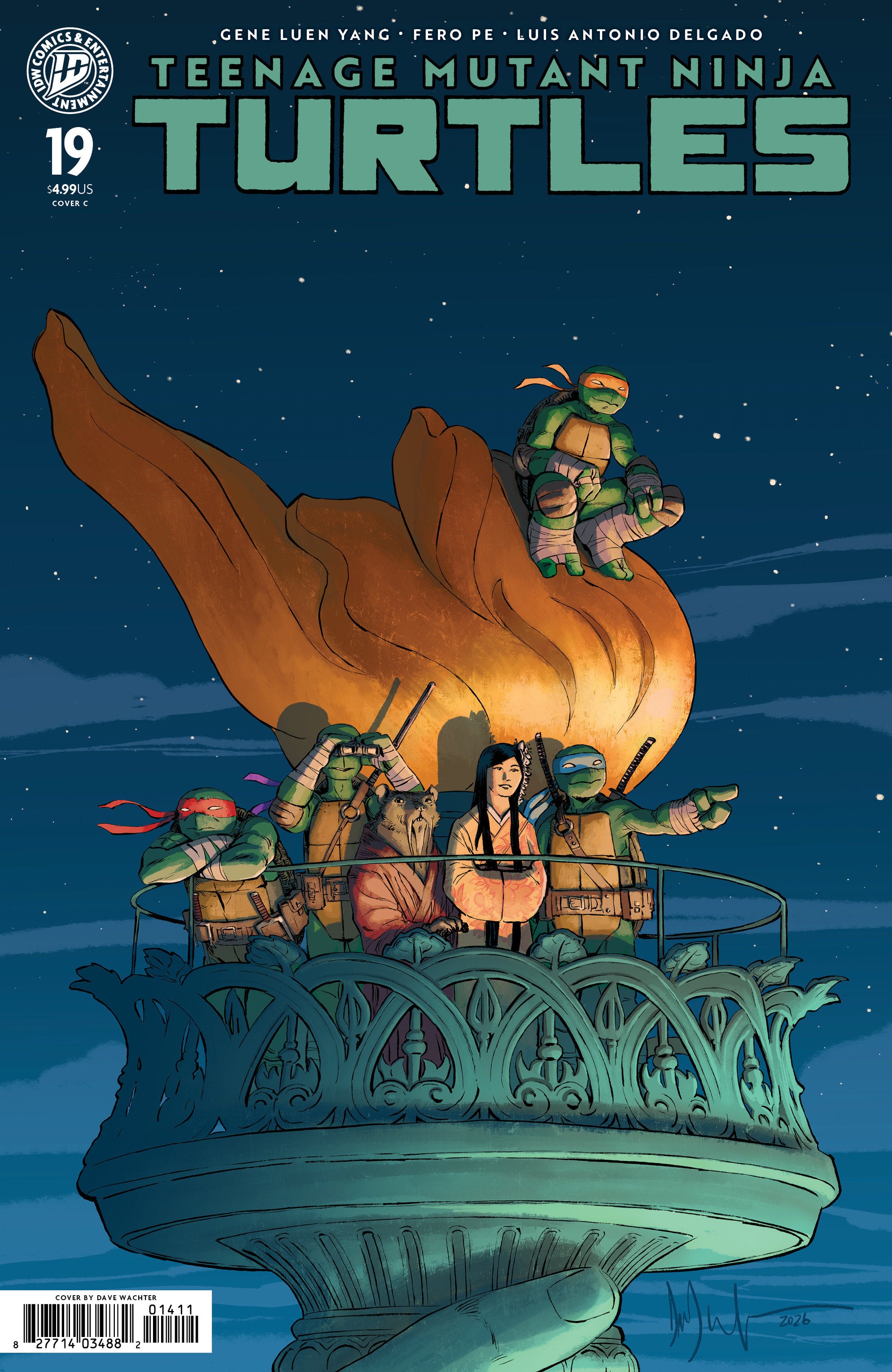 Teenage Mutant Ninja Turtles v.06 #19C Dave Wachter