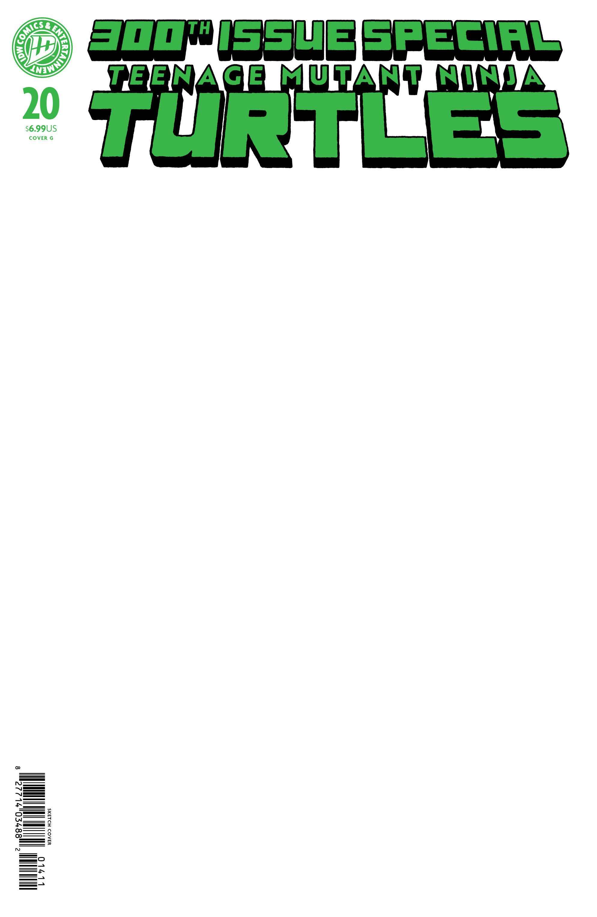 Teenage Mutant Ninja Turtles v.06 #20G Blank Foil