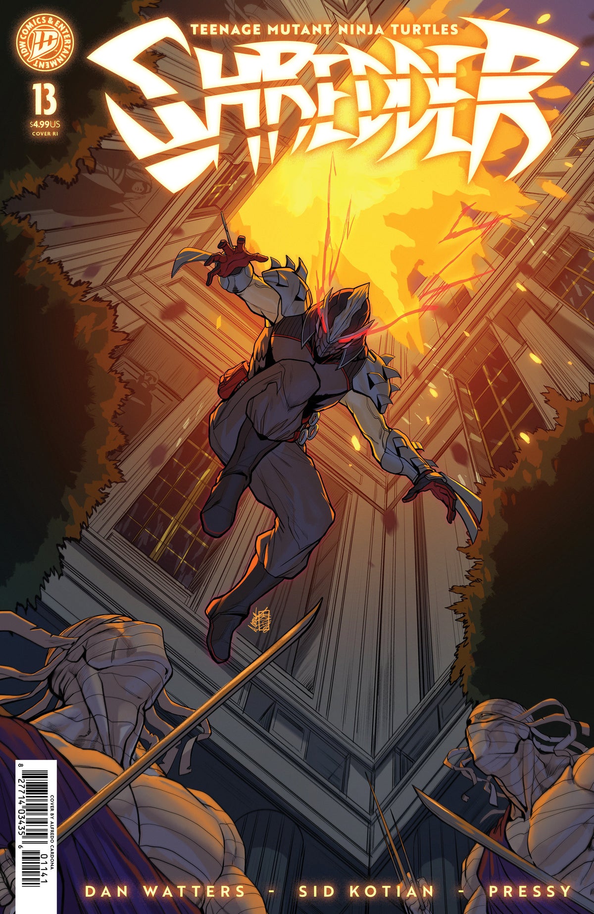 Teenage Mutant Ninja Turtles: Shredder #13 Variant RI (1:10) (Cardona)