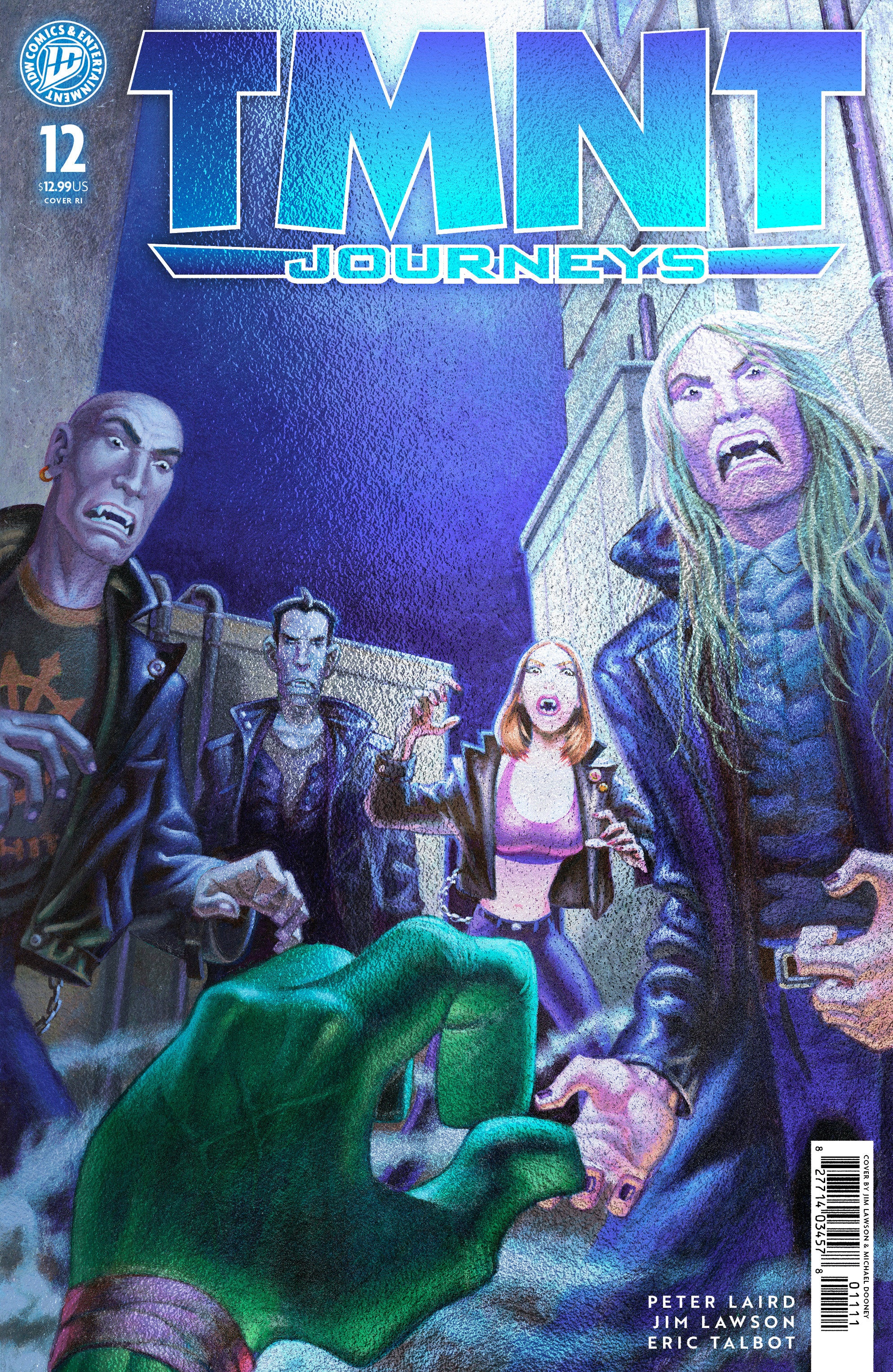 TMNT: Journeys #12 Variant RI (1:10) Foil (Dooney & Lawson)