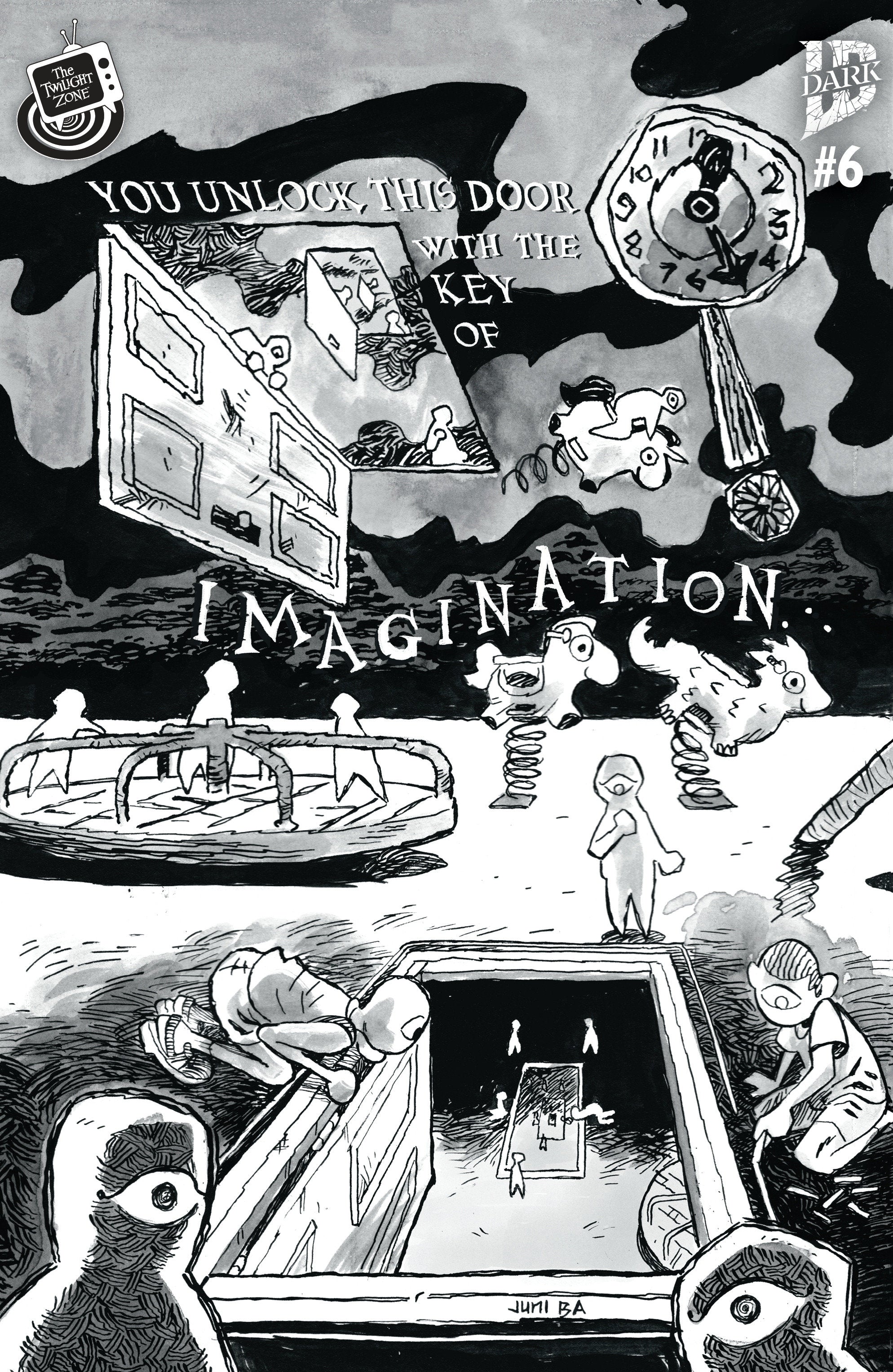 The Twilight Zone #6 Variant B (Ba Connecting Cover)