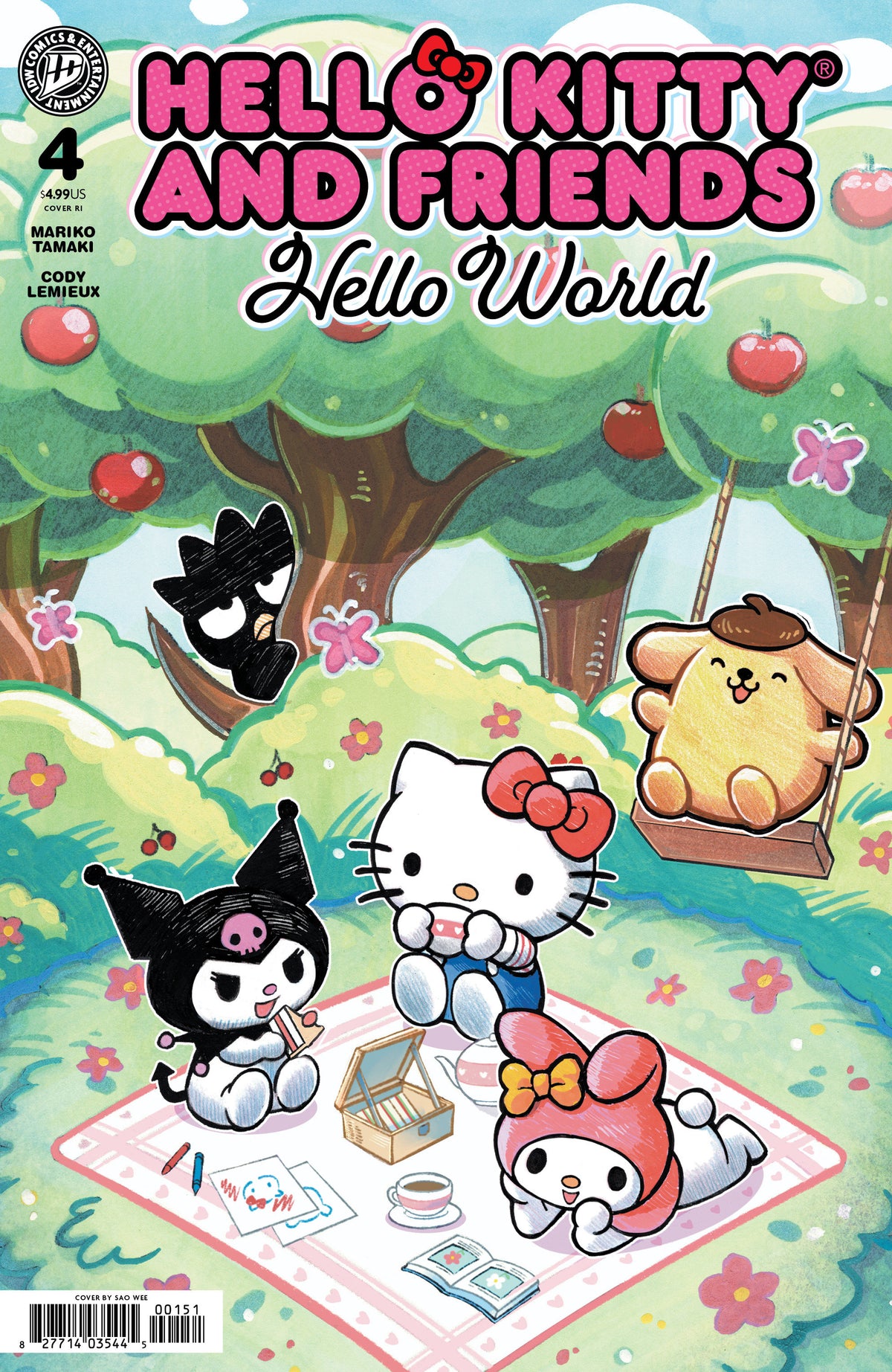Hello Kitty and Friends: Hello World! #4 Variant RI (1:10) (Saowee)