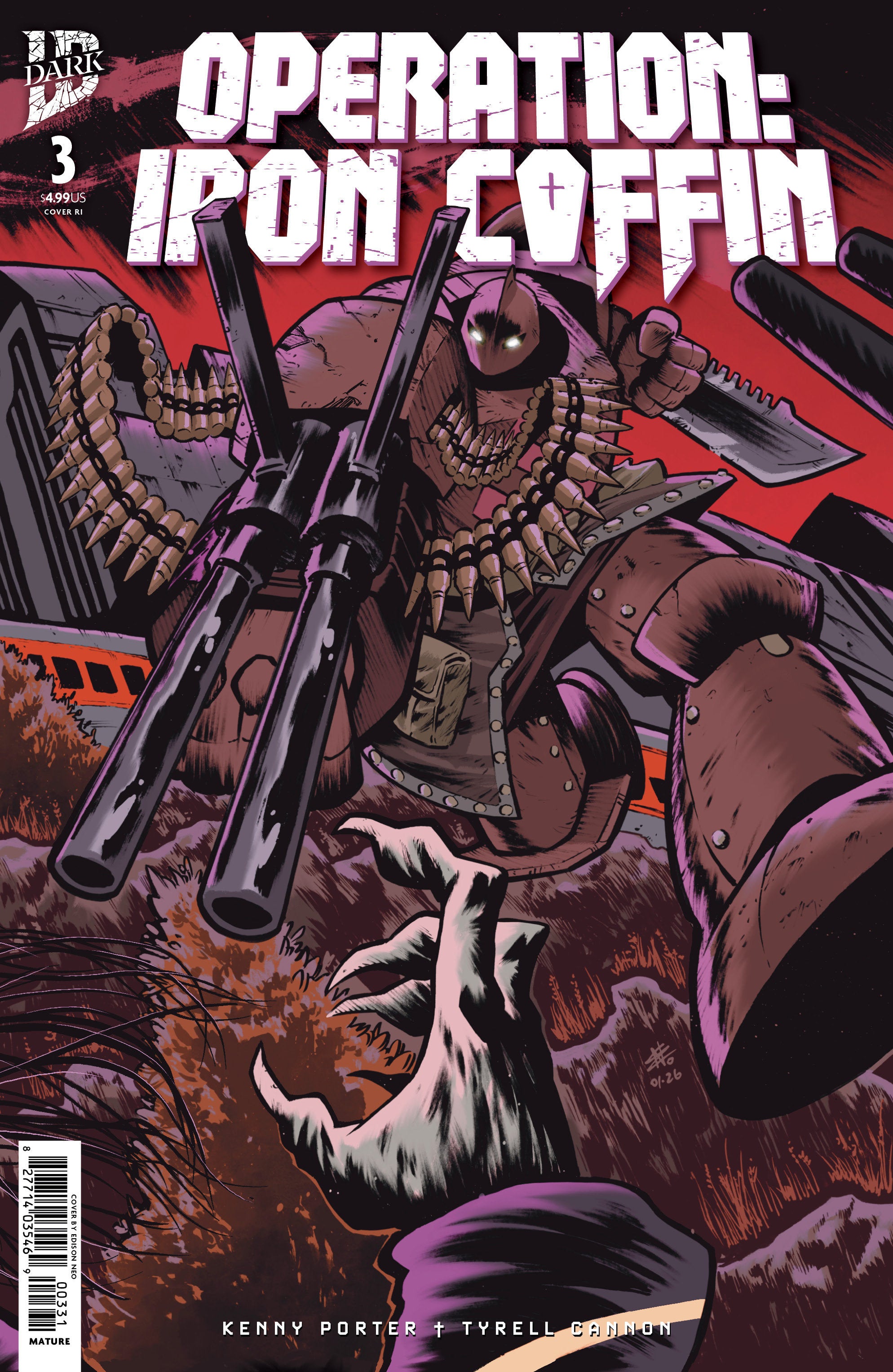 Operation: Iron Coffin #3 Variant RI (1:10) (Neo Connecting Variant)
