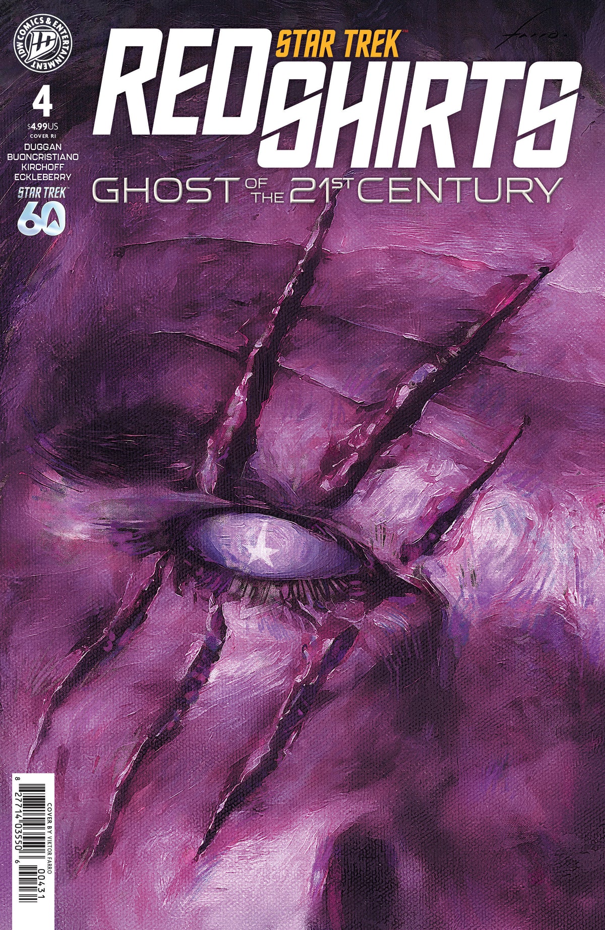 Star Trek: Red Shirts--Ghost of the 21st Century #4 Variant RI (1:10) (Farro)