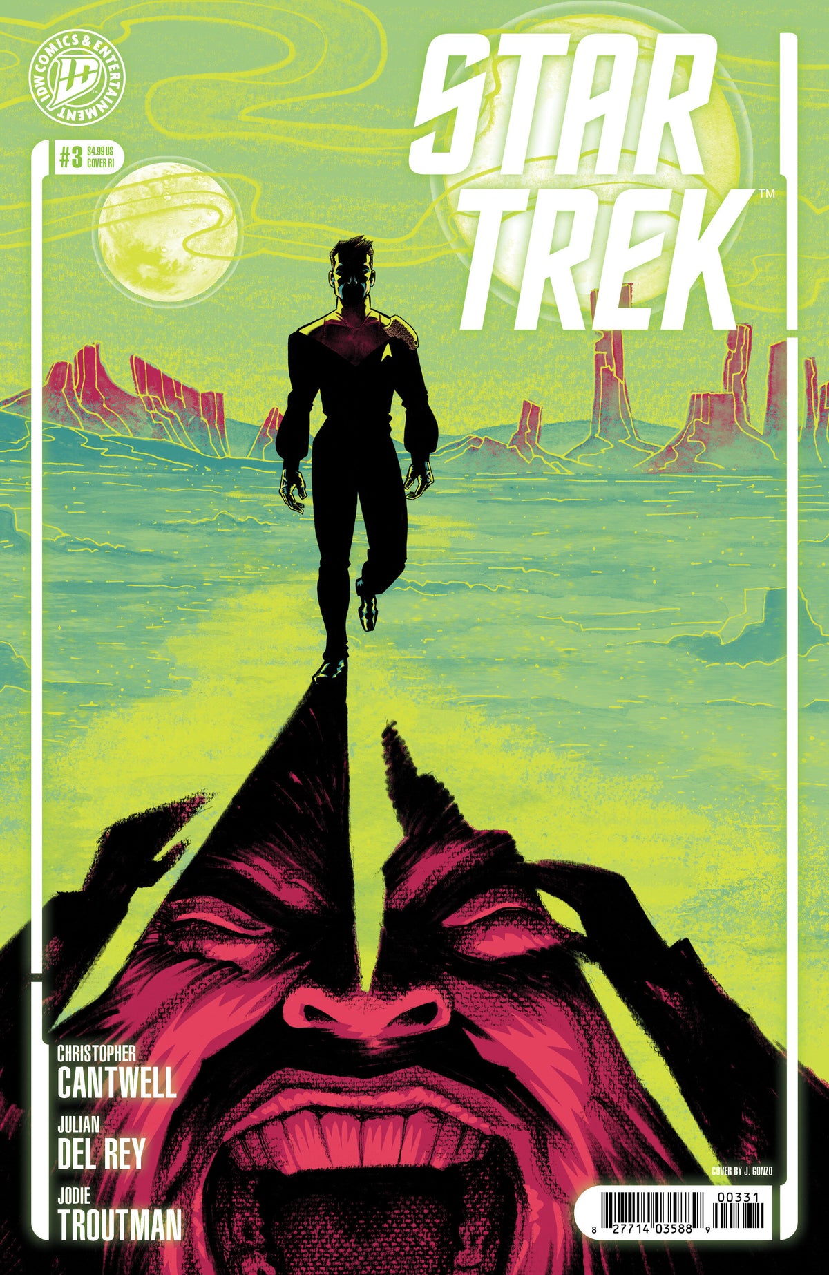 Star Trek (2026) #3 Variant RI (1:10) (J. Gonzo)