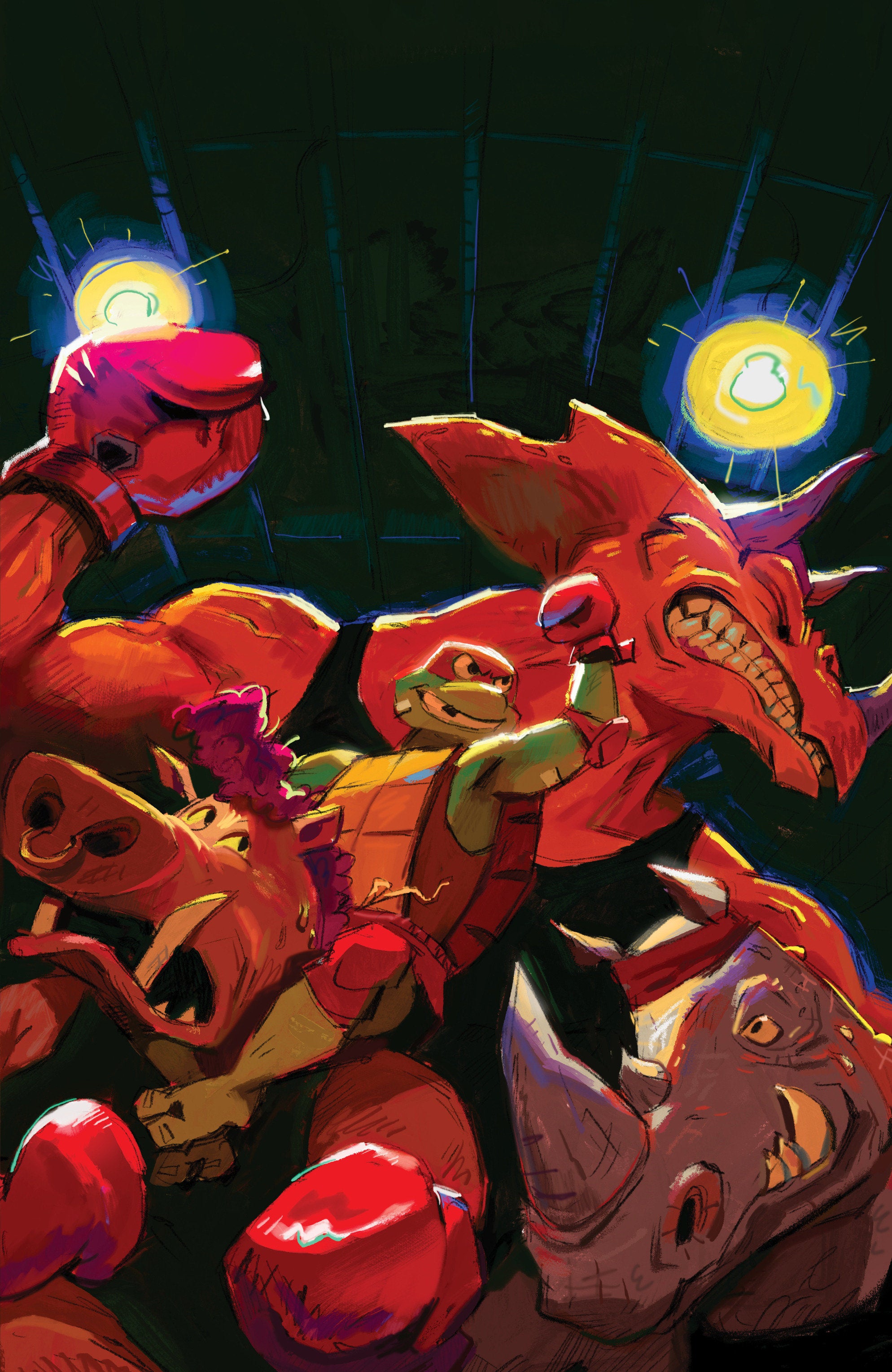 Tales of the Teenage Mutant Ninja Turtles: Coastal Chaos #1 Variant RI (1:10) (Chalky Hobby Set Full Art)