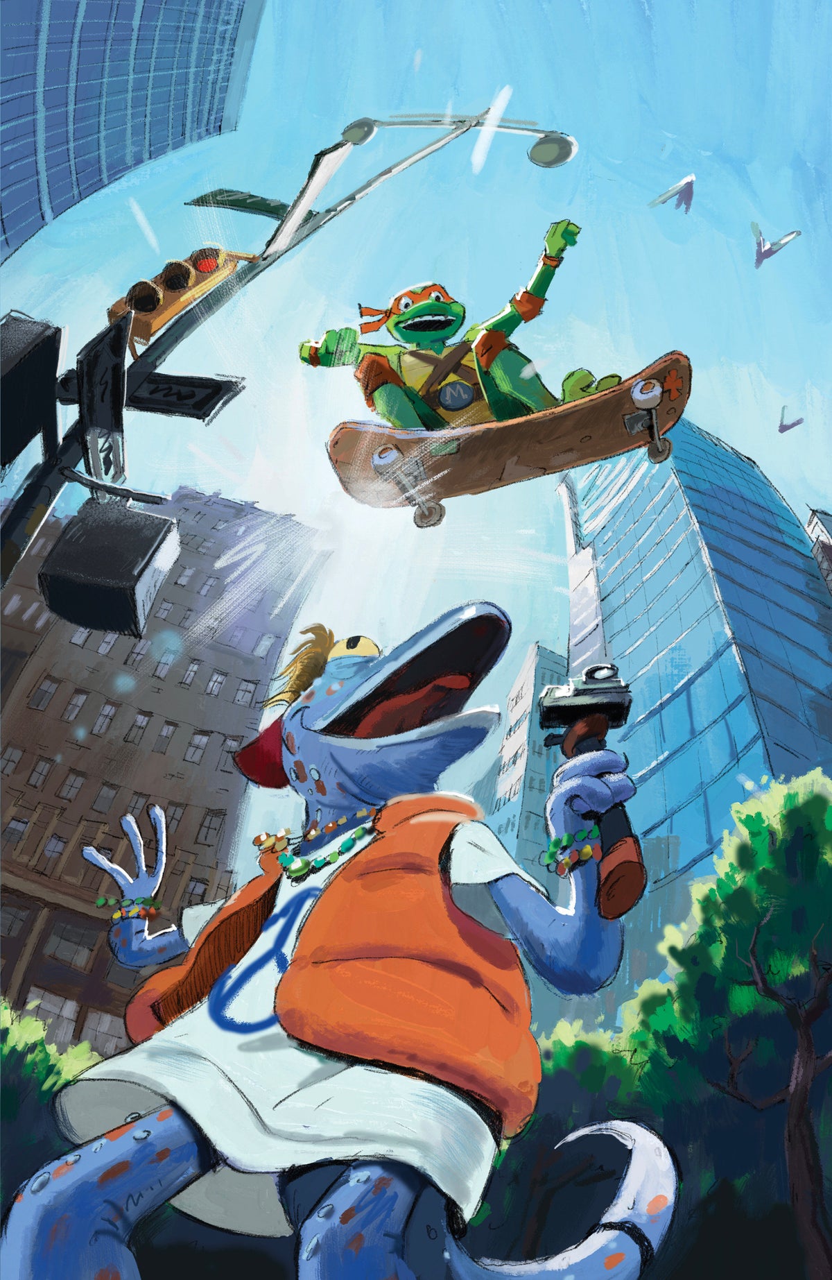 Tales of the Teenage Mutant Ninja Turtles: Coastal Chaos #2 Variant RI (1:10) (Chalky Wong Hobby Set Full Art)