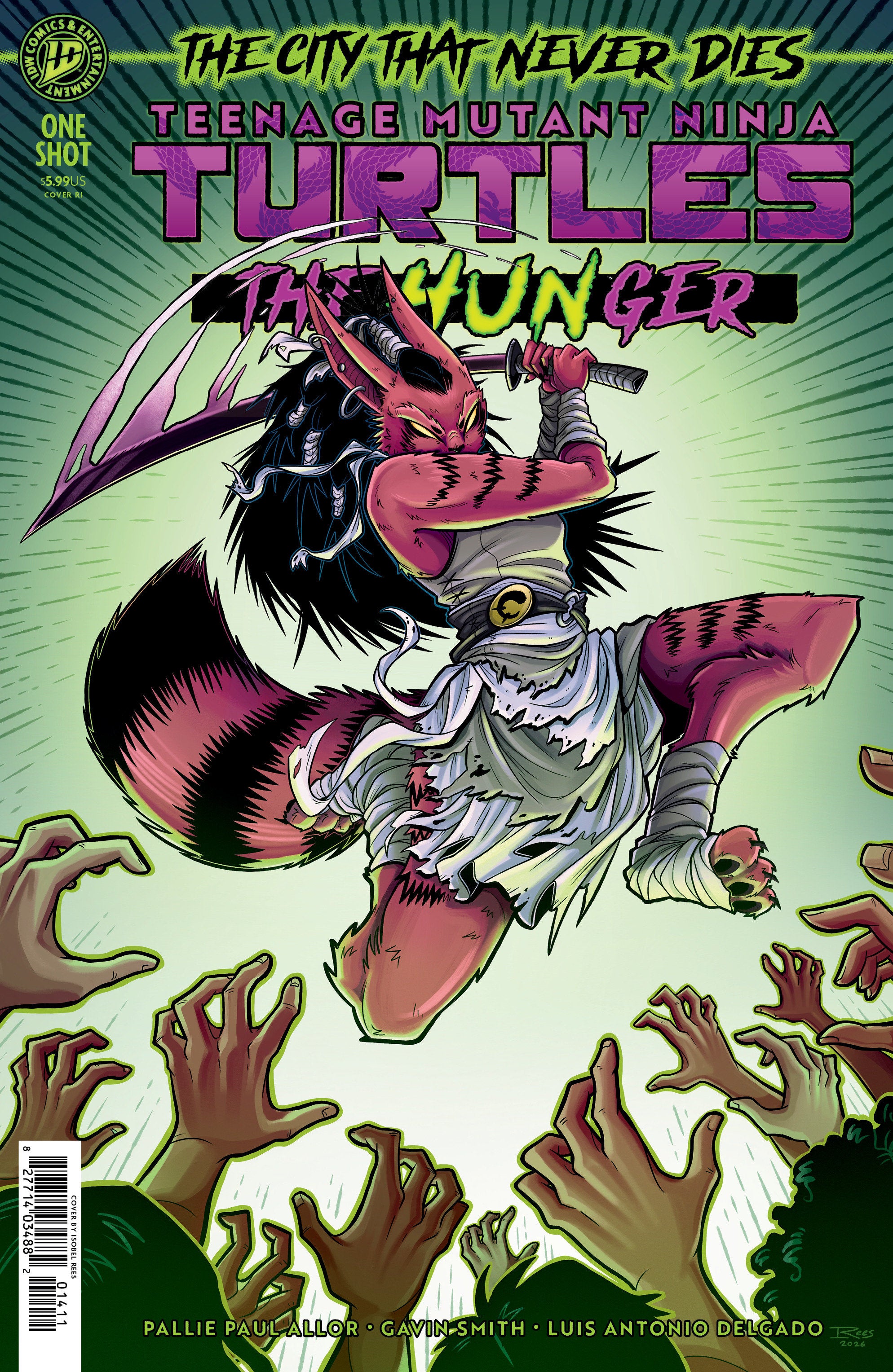 Teenage Mutant Ninja Turtles: The Hunger Variant RI (1:25) (Rees)